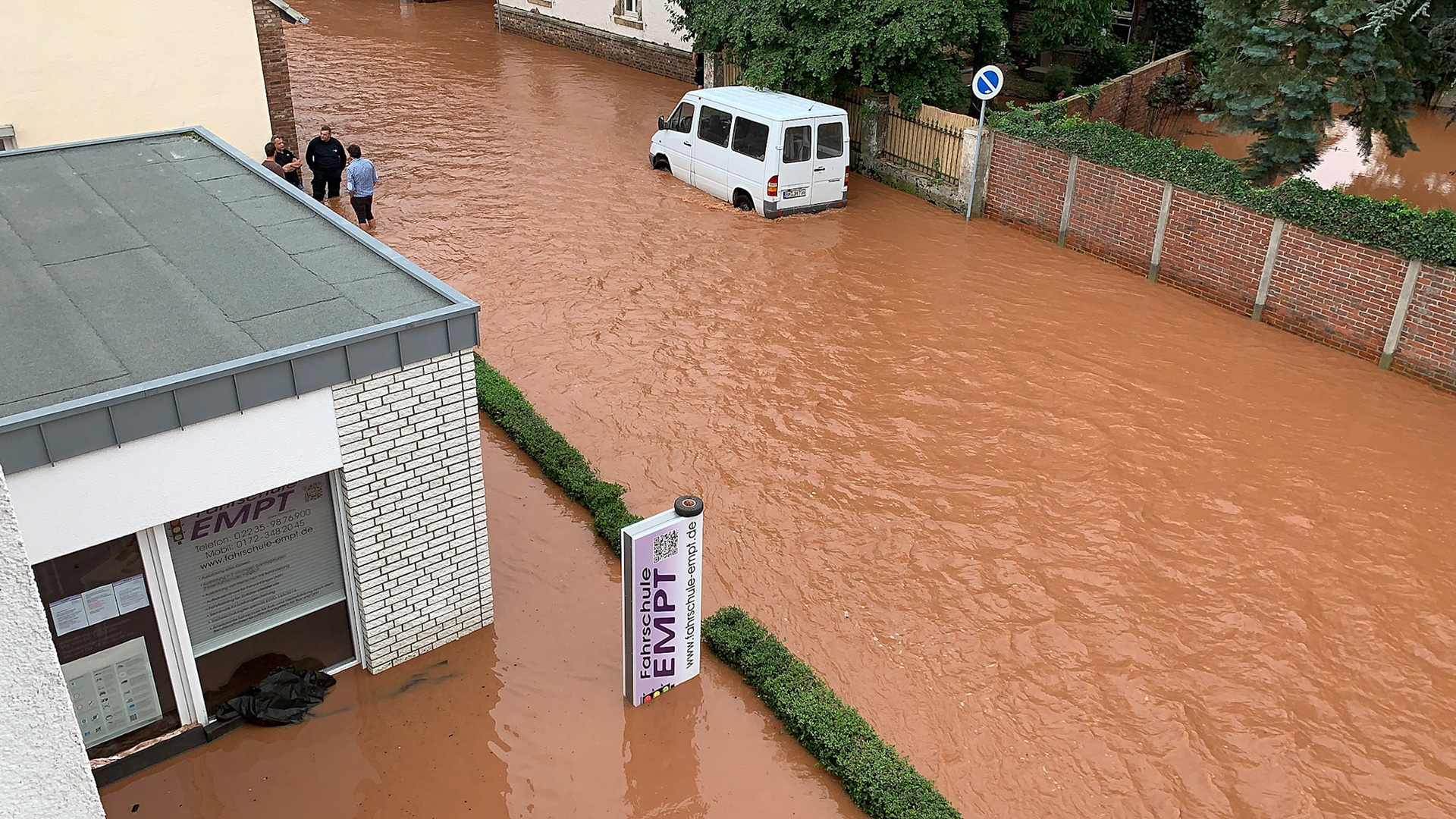 Hochwasser in Erftstadt 2021