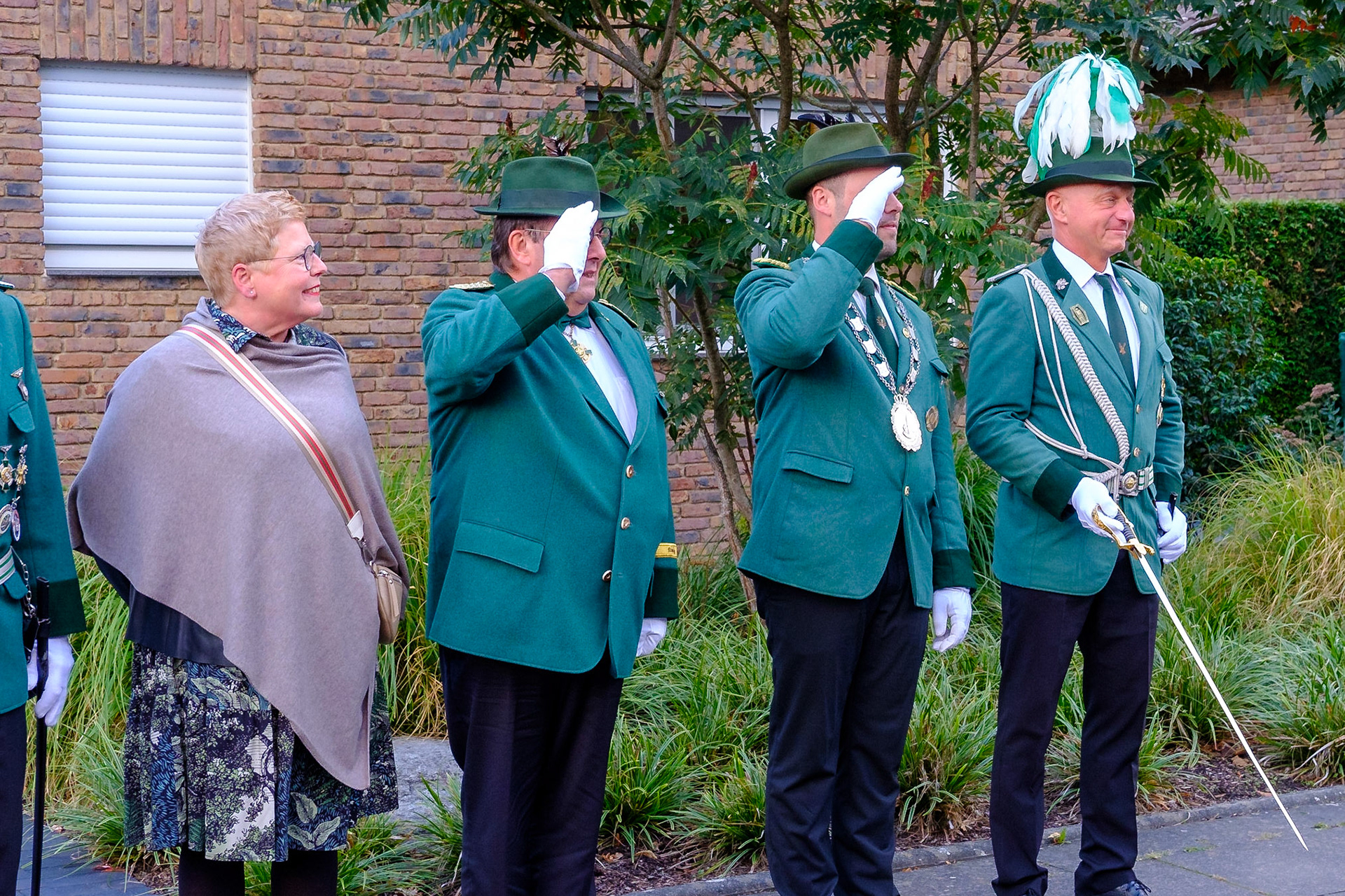 St. Sebastianus Schützenbruderschaft Friesheim ernenn Hans-Peter Nolden die Ehrenpräsidentschaft der Schützenbruderschaft.