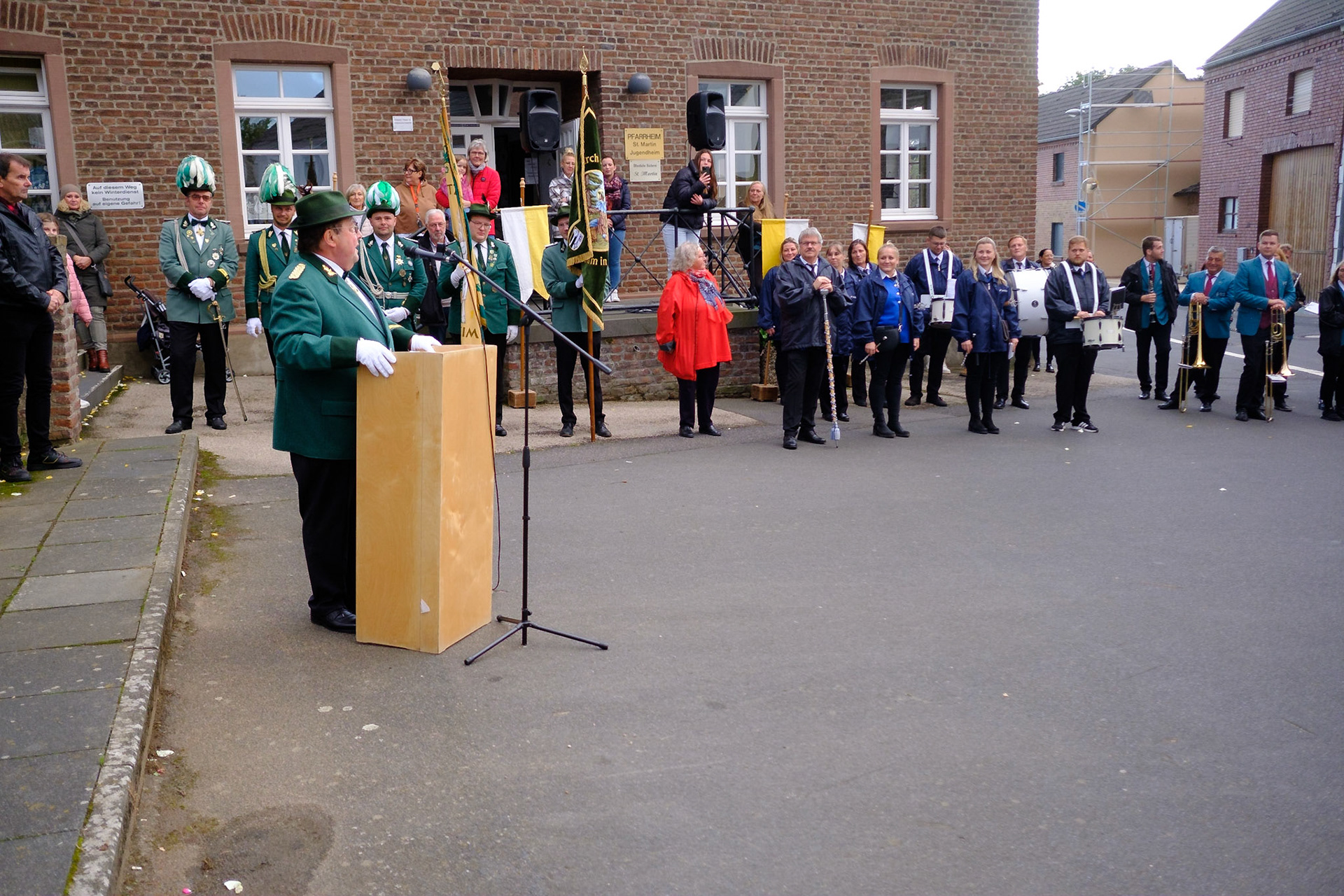 St. Sebastianus Schützenbruderschaft Friesheim ernenn Hans-Peter Nolden die Ehrenpräsidentschaft der Schützenbruderschaft.