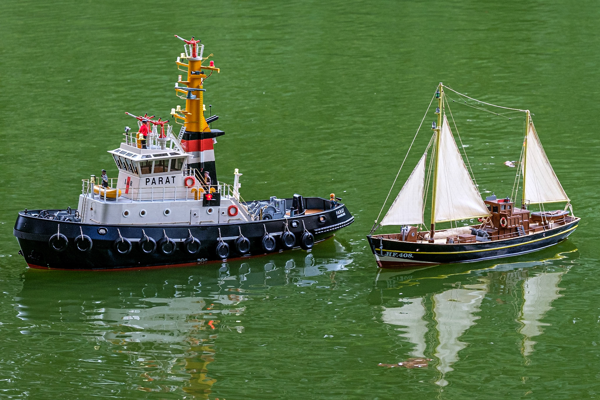 Sonntagsfahren am Volksgartenweiher Köln