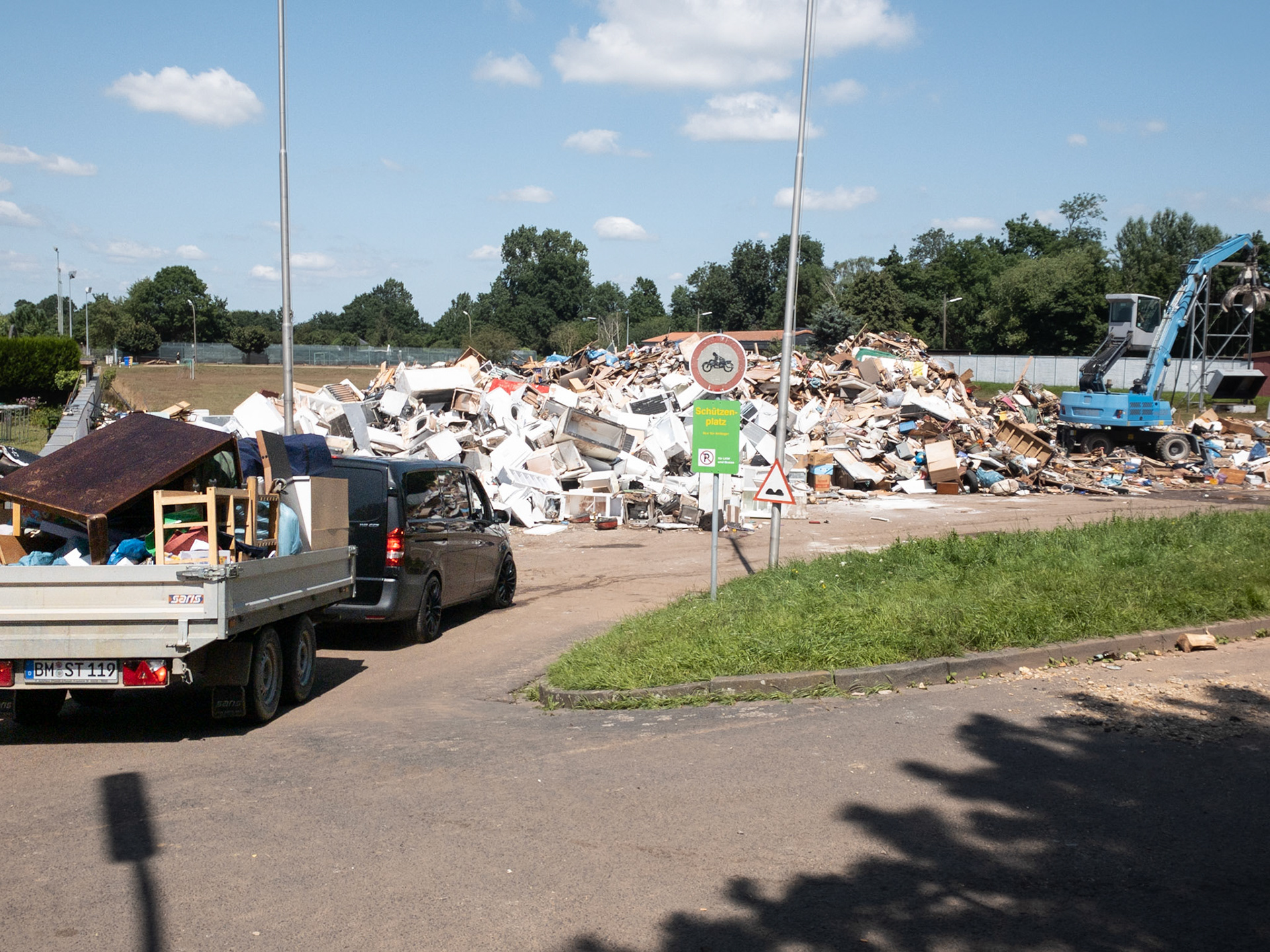 Hochwasser in Erftstadt 2021