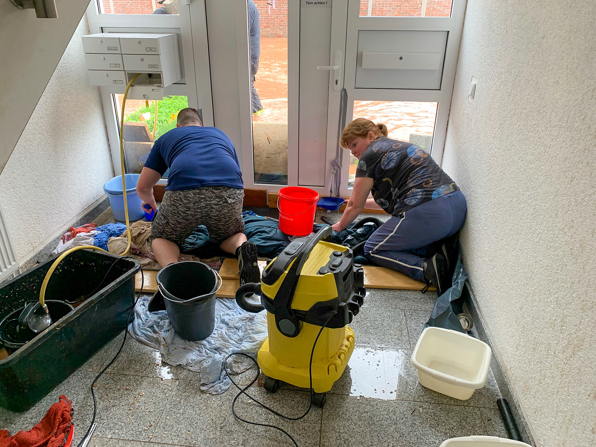 Hochwasser in Erftstadt 2021