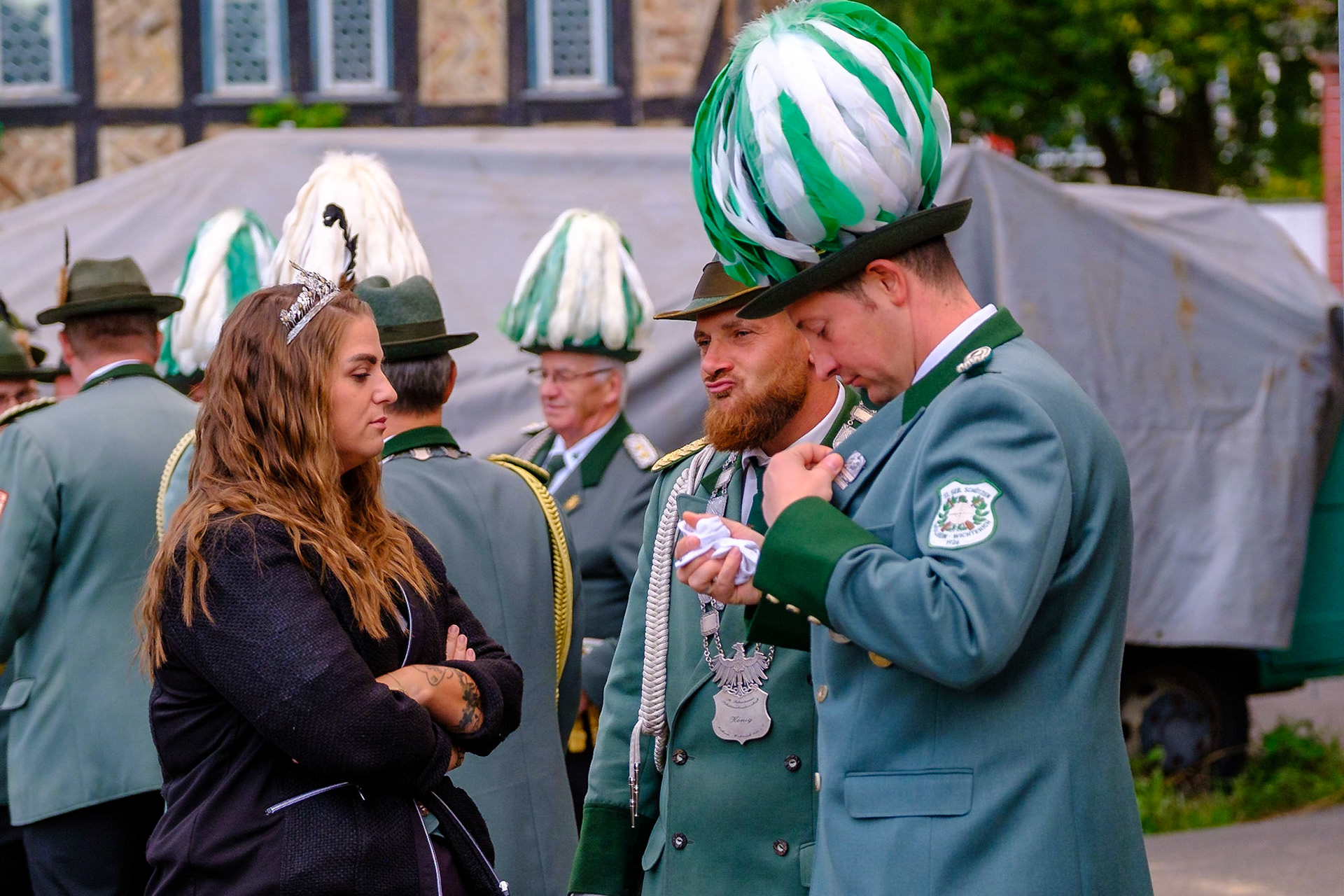 St. Sebastianus Schützenbruderschaft Friesheim ernenn Hans-Peter Nolden die Ehrenpräsidentschaft der Schützenbruderschaft.