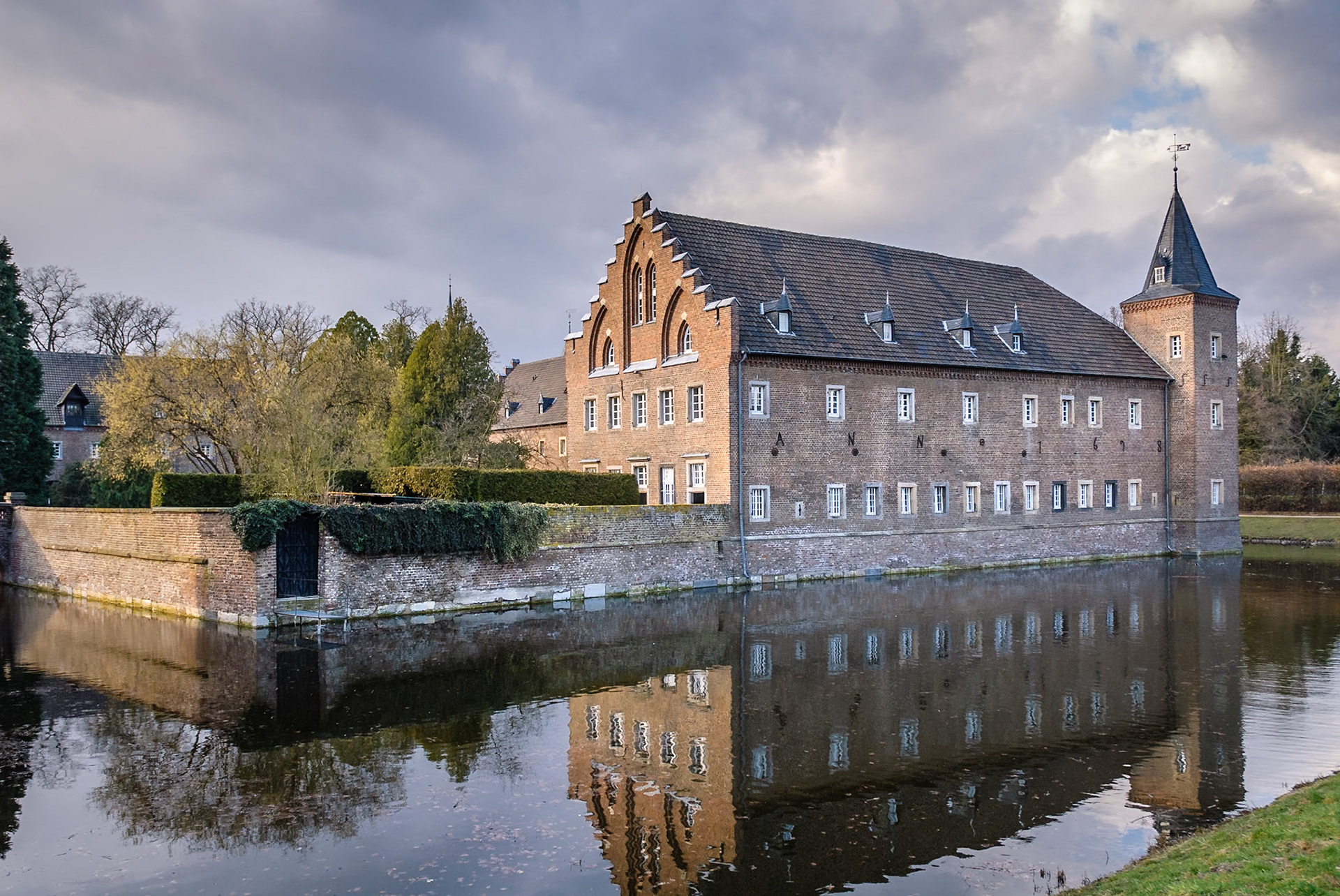 Der ältere Teil von Schloß Gracht