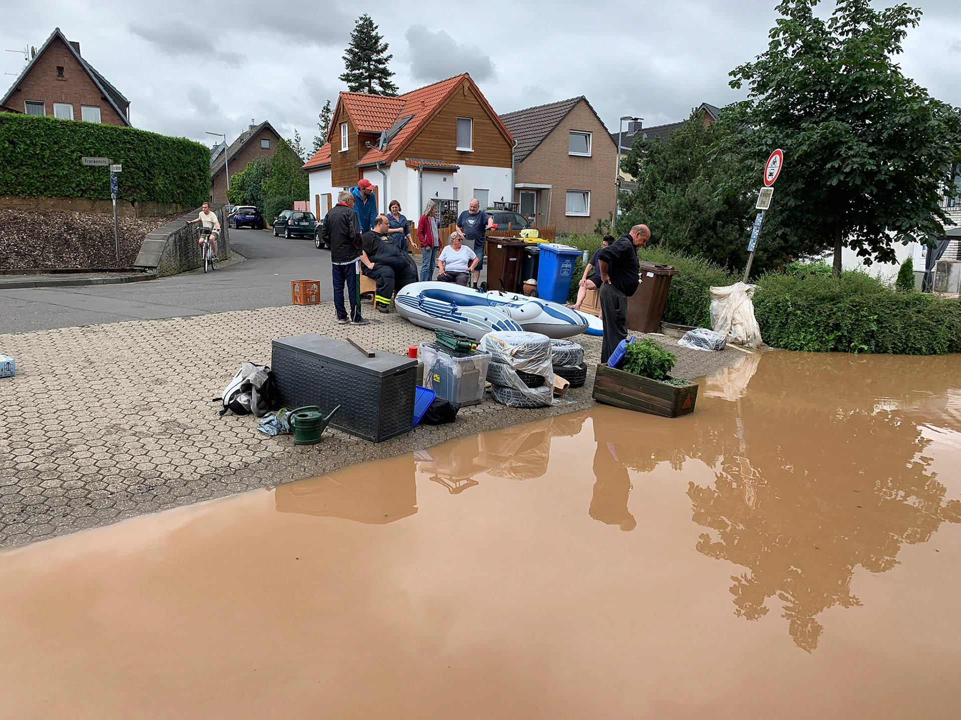 Hochwasser in Erftstadt 2021