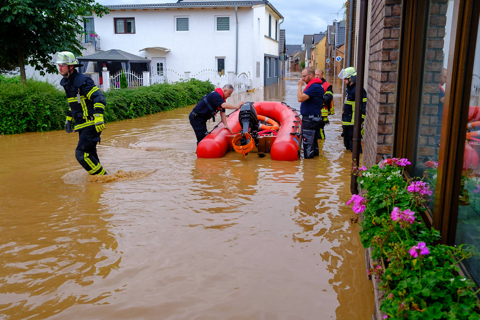 Hochwasser in Erftstadt 2021