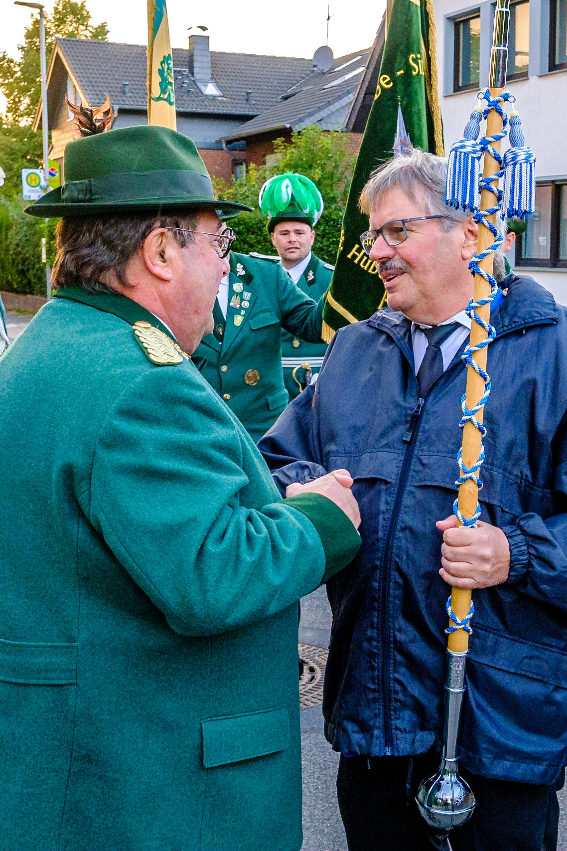 St. Sebastianus Schützenbruderschaft Friesheim ernenn Hans-Peter Nolden die Ehrenpräsidentschaft der Schützenbruderschaft.