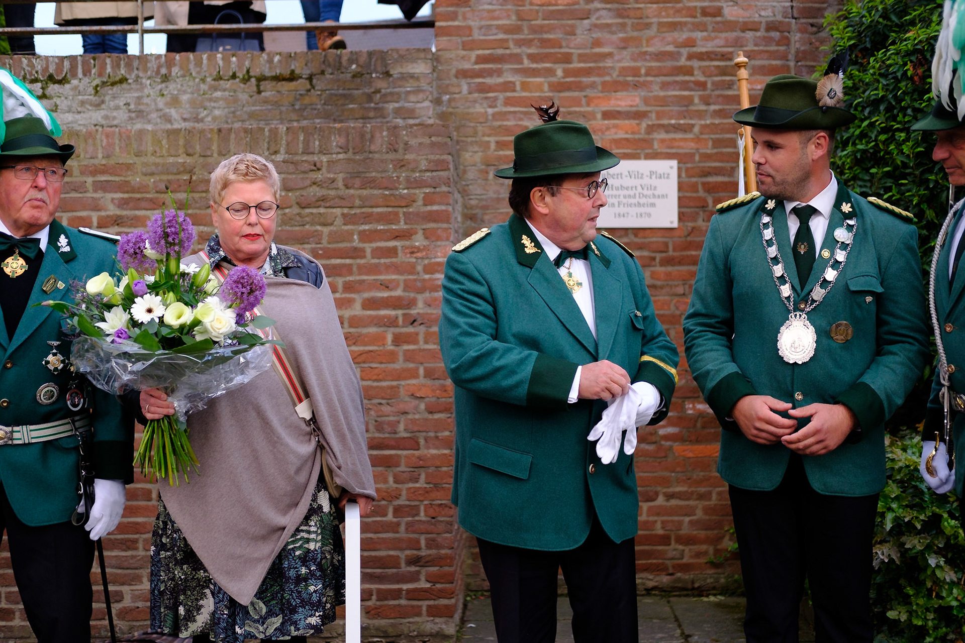 St. Sebastianus Schützenbruderschaft Friesheim ernenn Hans-Peter Nolden die Ehrenpräsidentschaft der Schützenbruderschaft.