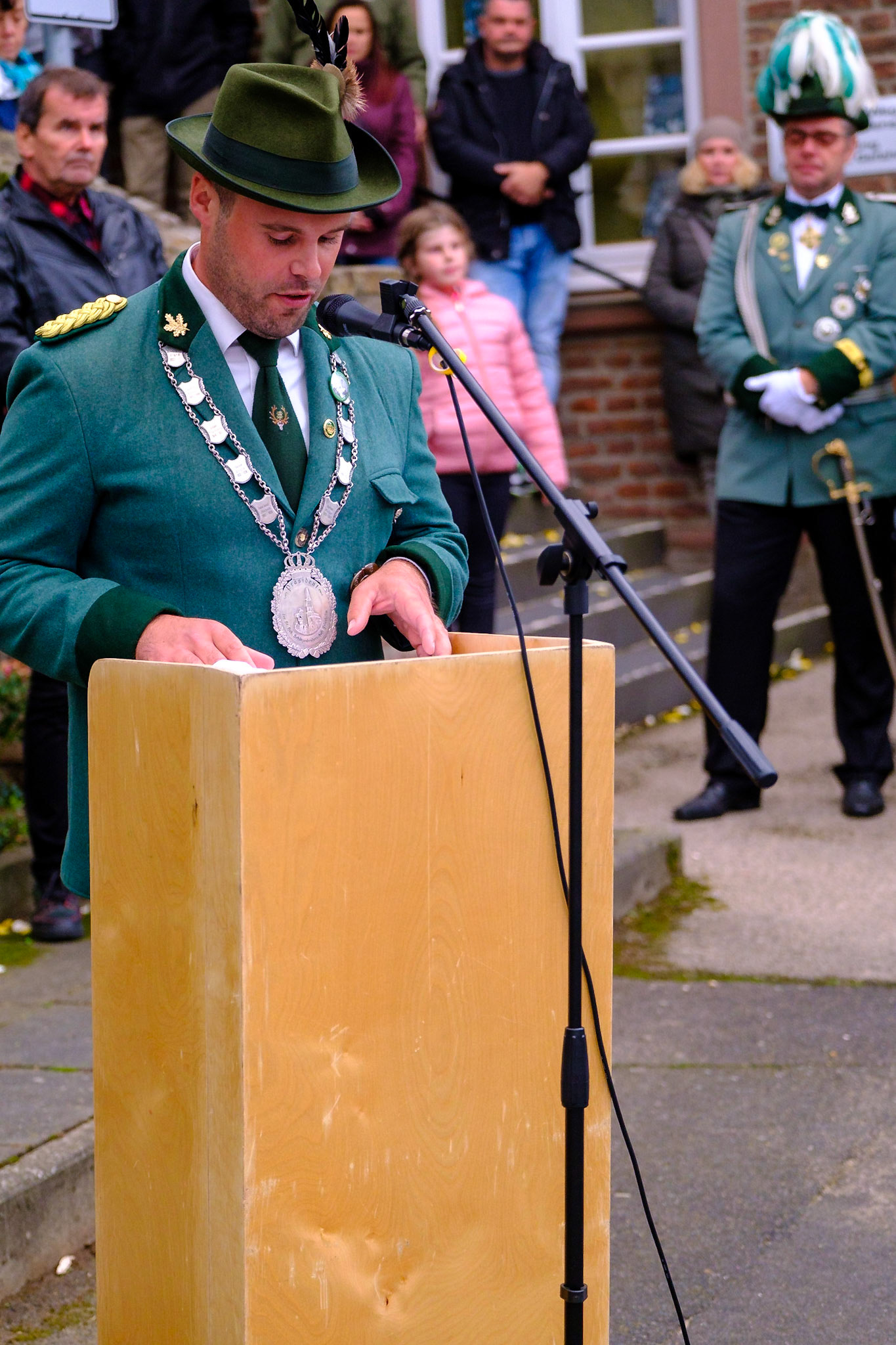 St. Sebastianus Schützenbruderschaft Friesheim ernenn Hans-Peter Nolden die Ehrenpräsidentschaft der Schützenbruderschaft.