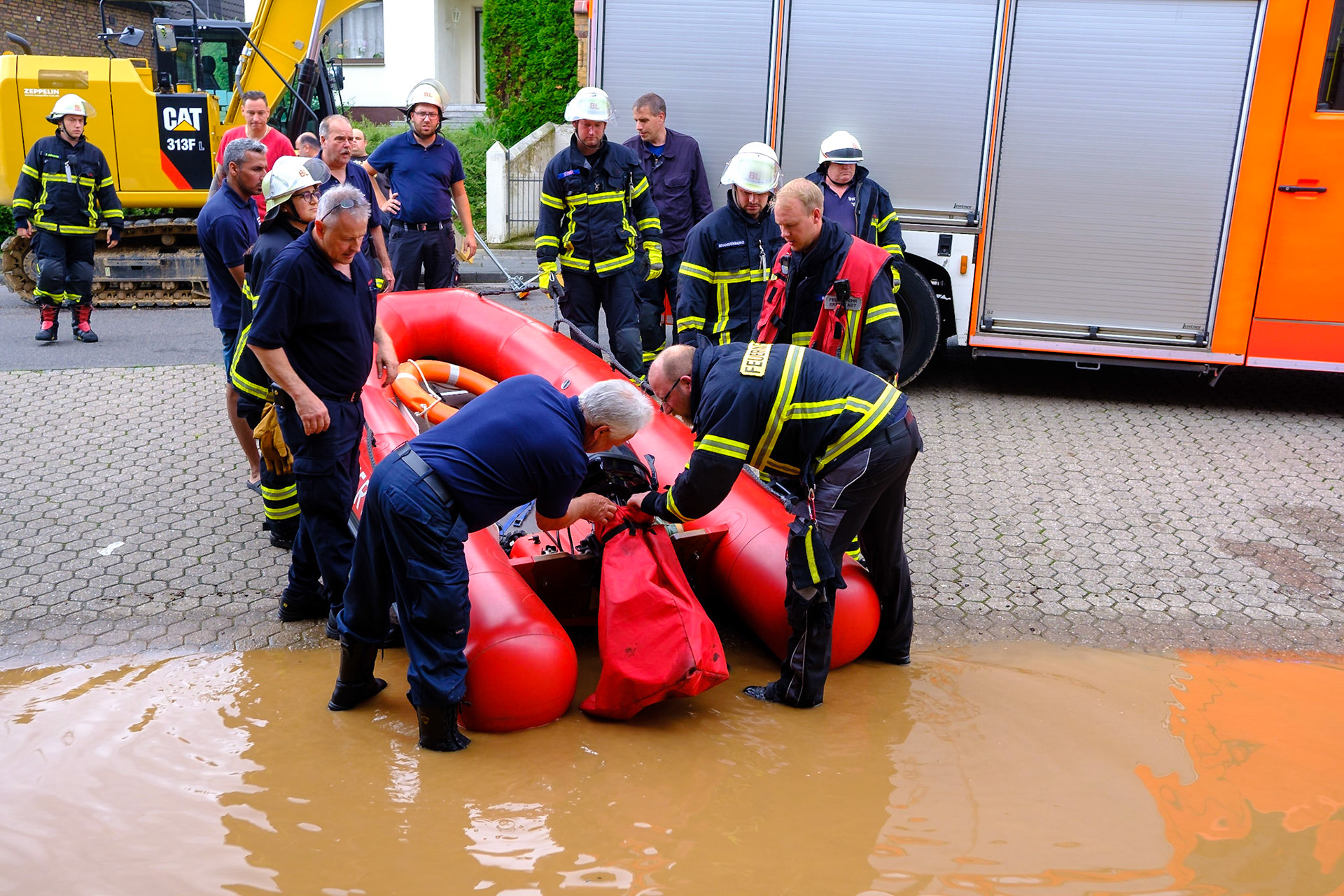 Hochwasser in Erftstadt 2021