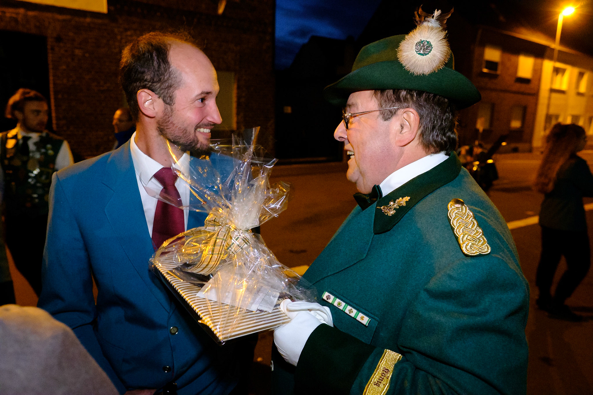 St. Hubertus Schützenbruderschaft Friesheim ernenn Hans-Peter Nolden die Ehrenpräsidentschaft der Schützenbruderschaft.