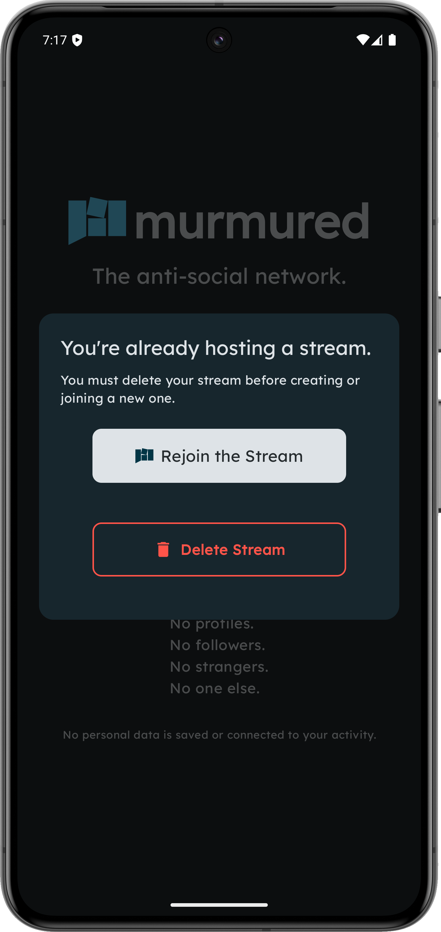 Protect the stream
