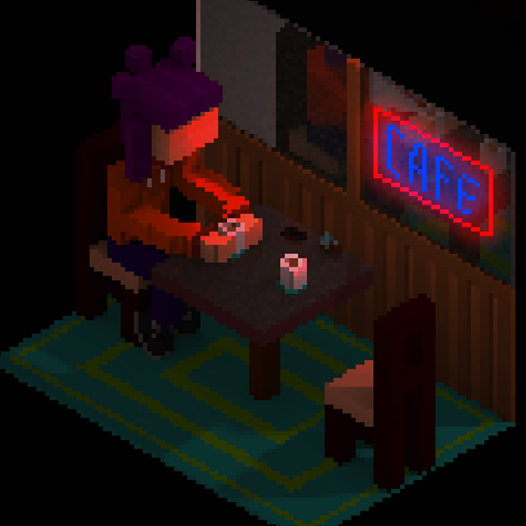 Voxel Art Coffee Table
