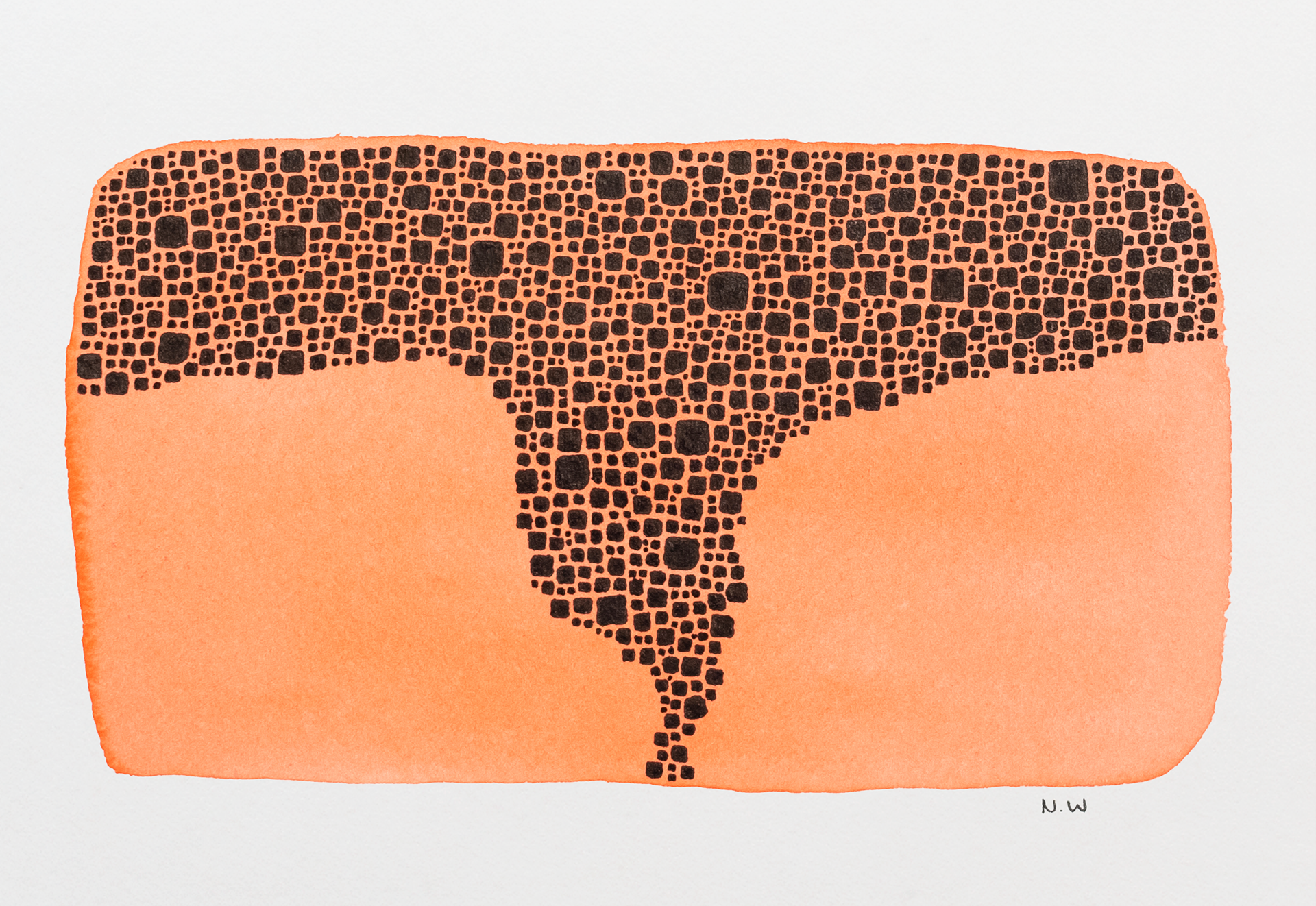 Watercolor and ink on paper - 18.5*12.5 cm - 2023