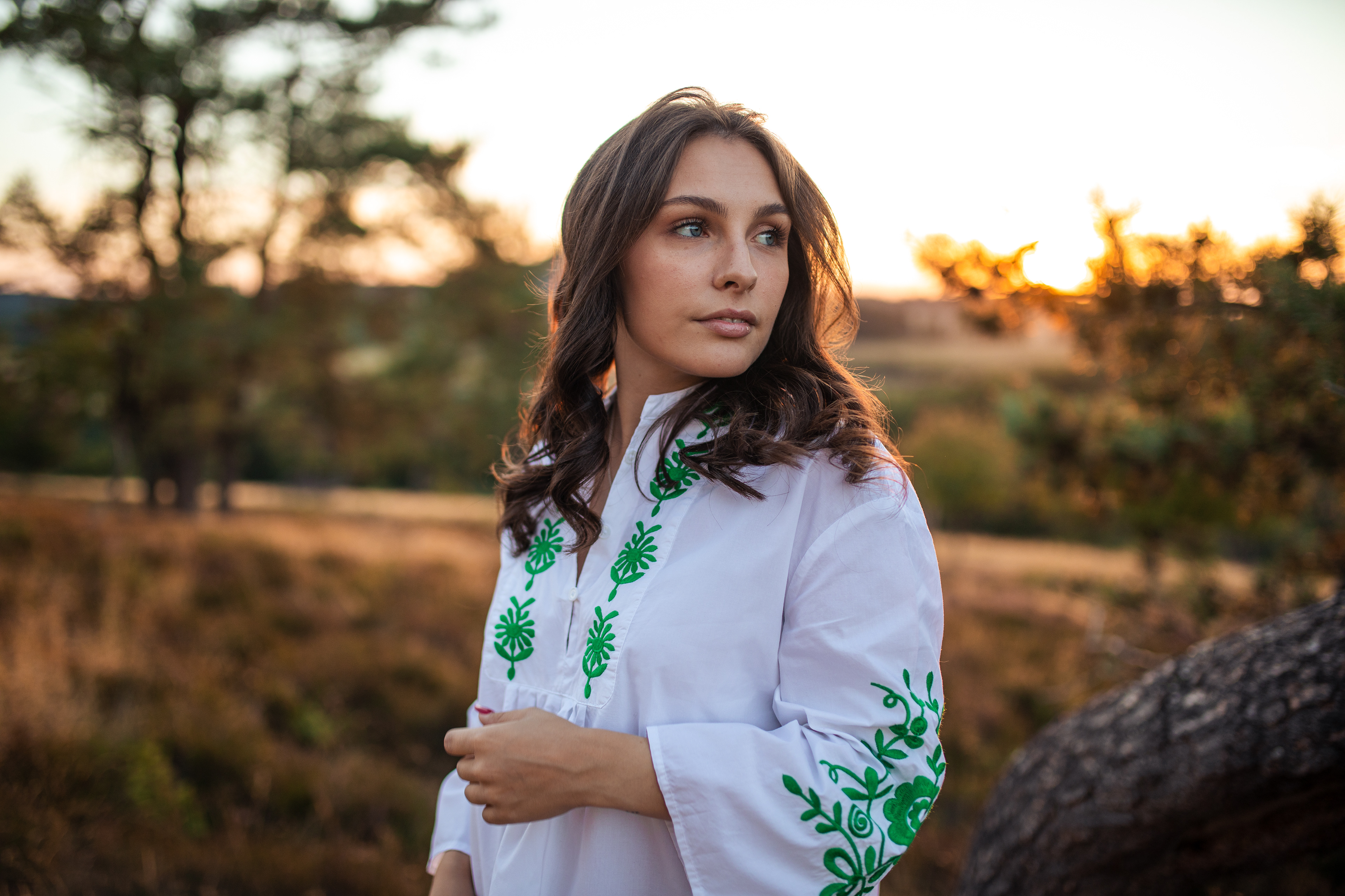 Portrait, Girlportrait, Portraitshooting. Portraitfoto, Heide, Sonnenuntergang, Sunset, Eifel, Koblenz, Andernach, Neuwied, Boho, Gräser, trockene Gräser