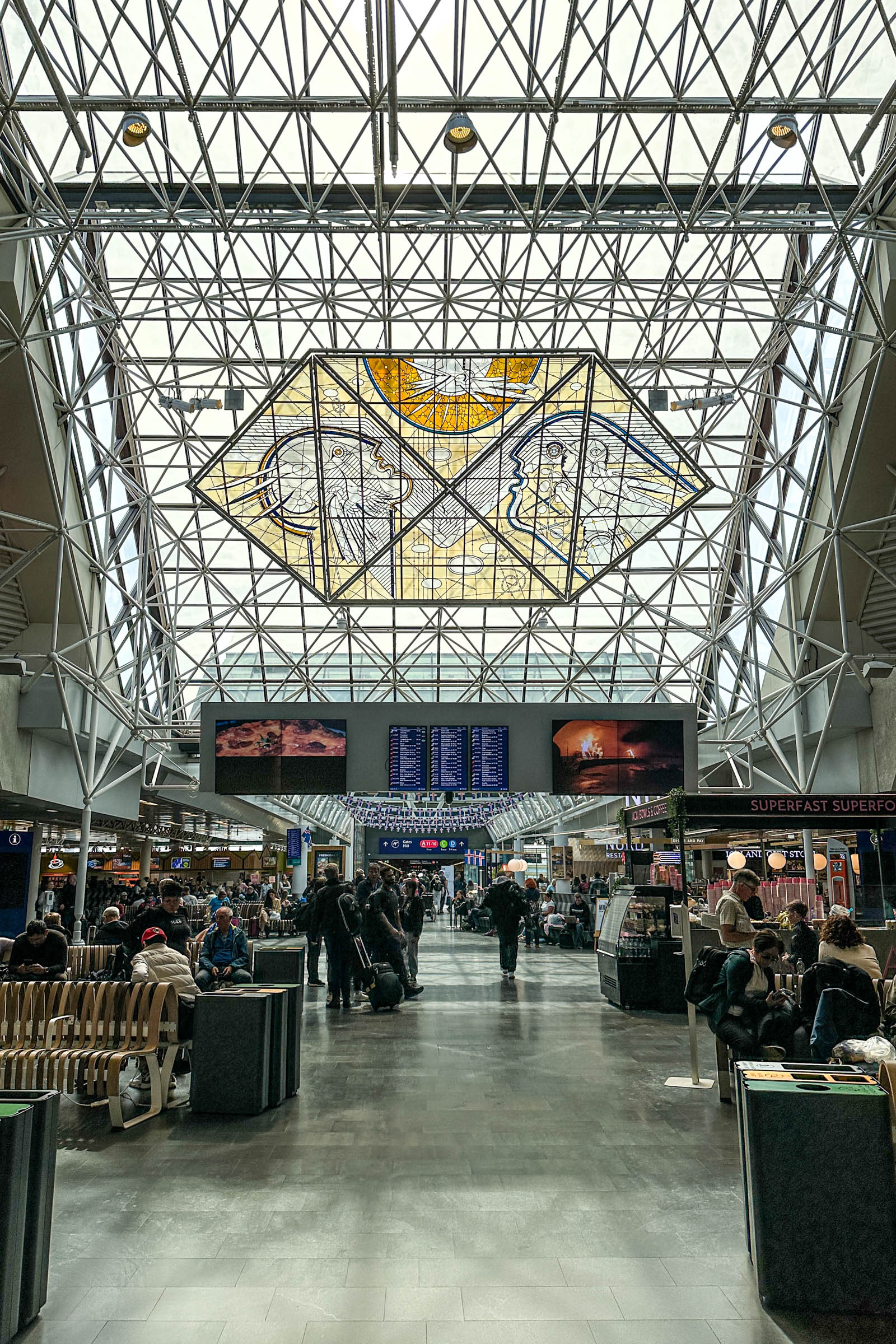 Waiting for the flight home