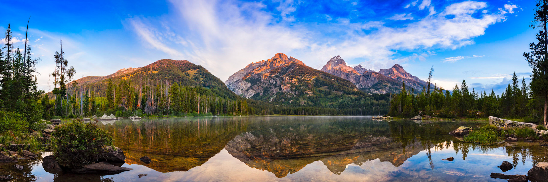 An early morning hike led to a great sight at Taggart Lake. I scoped this one out a week before with my friend Krista.