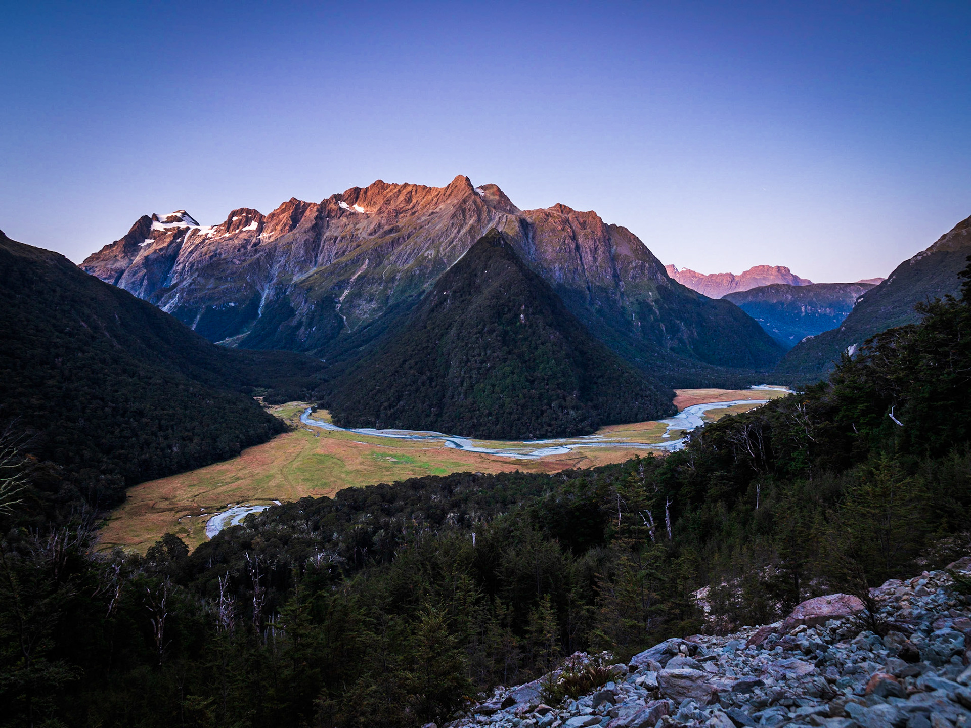 Routeburn Flatts (Dusk)