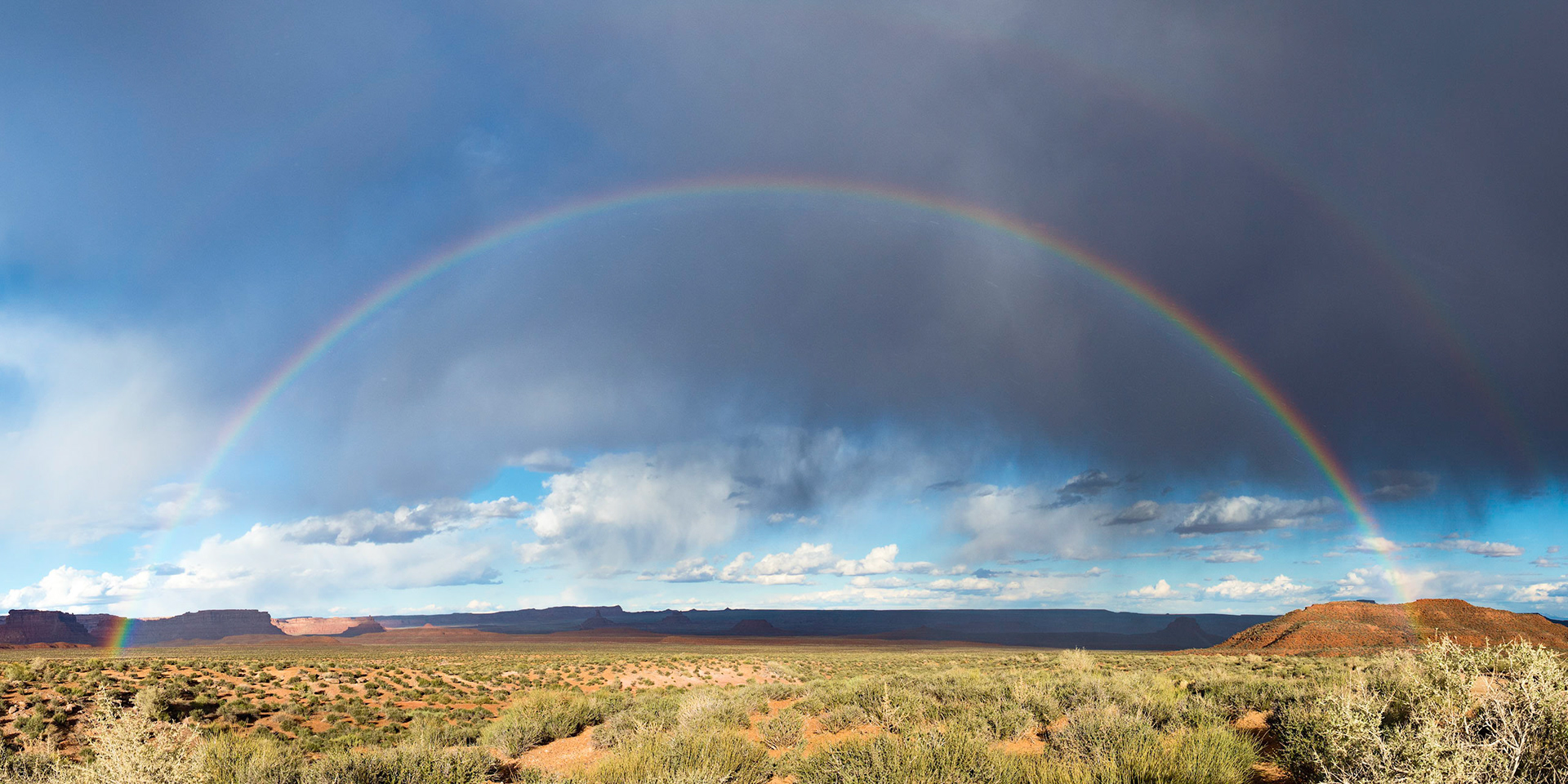 Desert Double Rainbow
