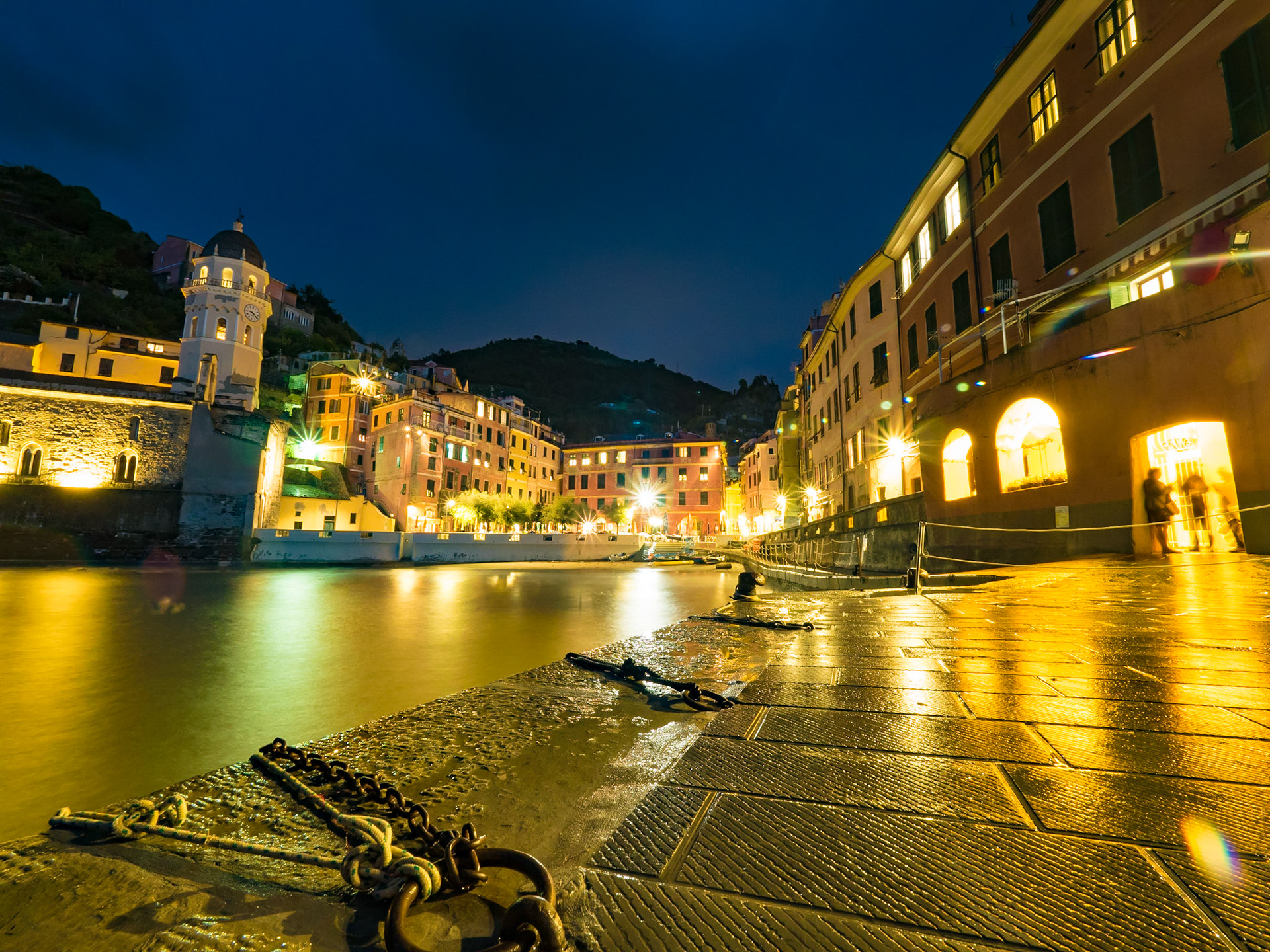 Vernazza Bay at Sundown