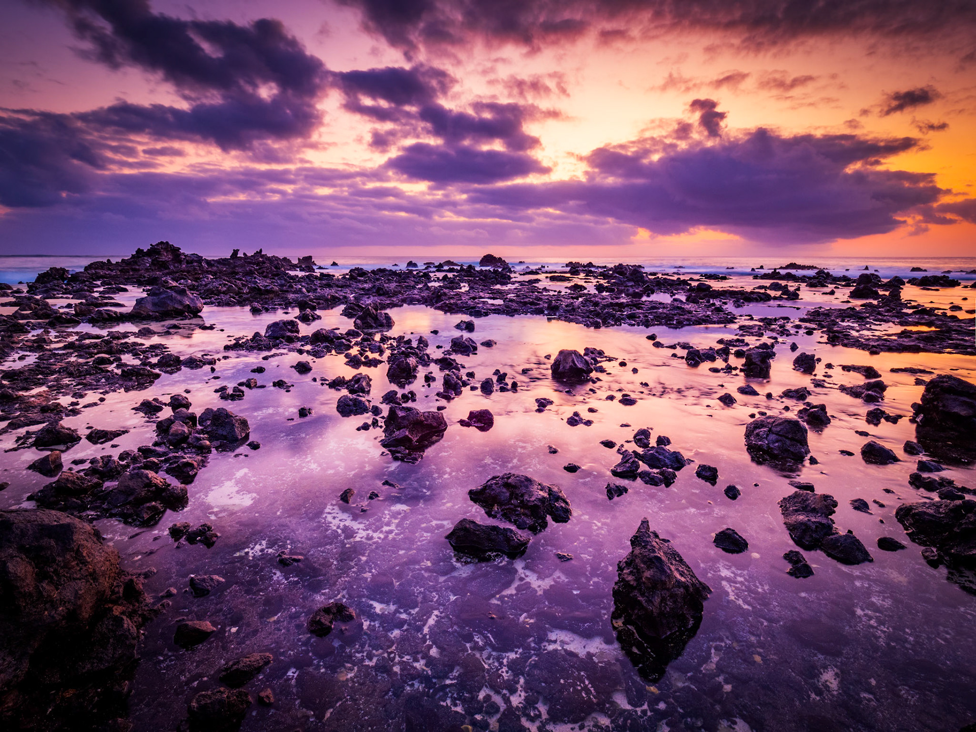 Tide Pools at Dusk