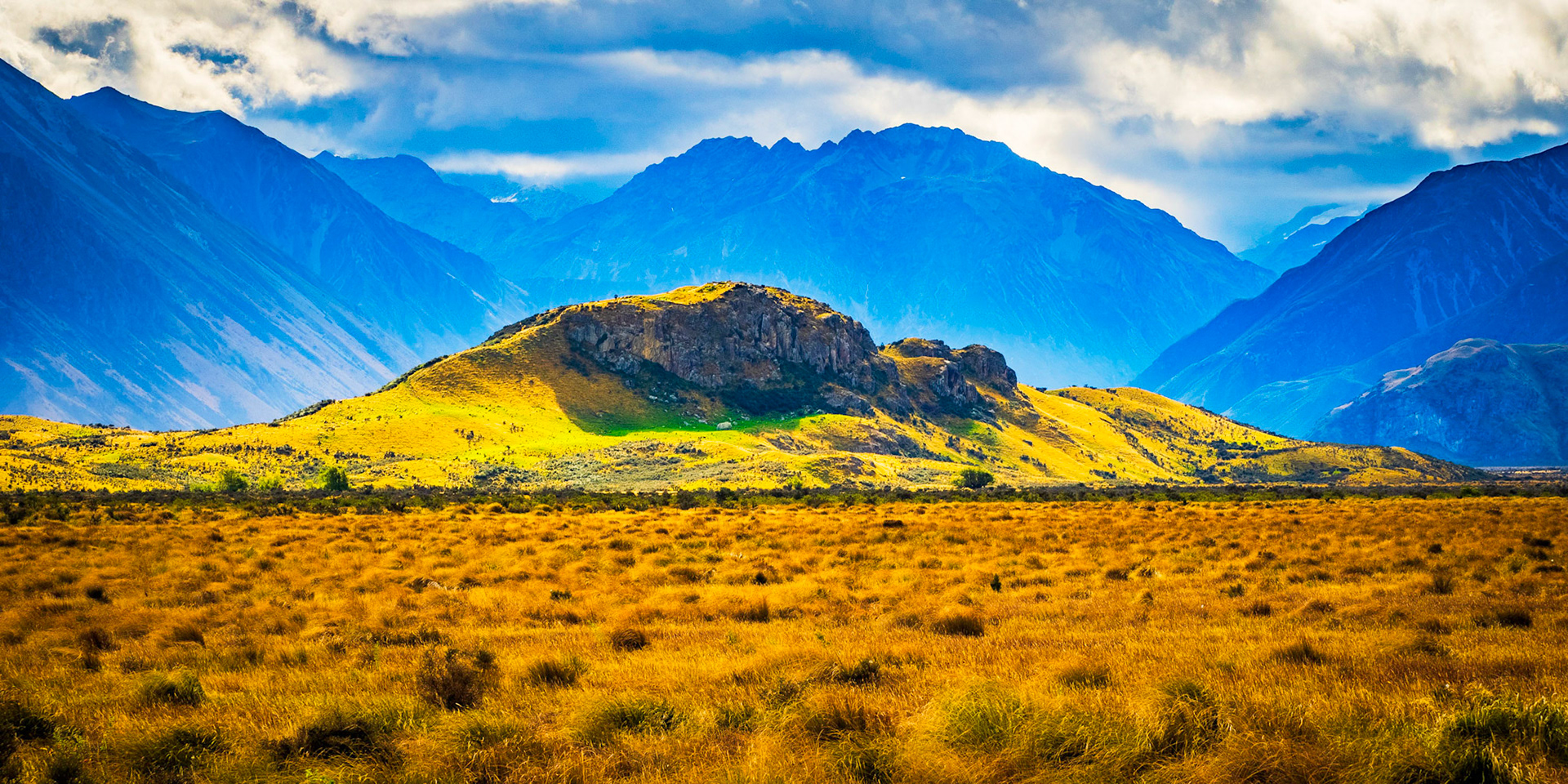 View of Edoras (Mt Sunday)