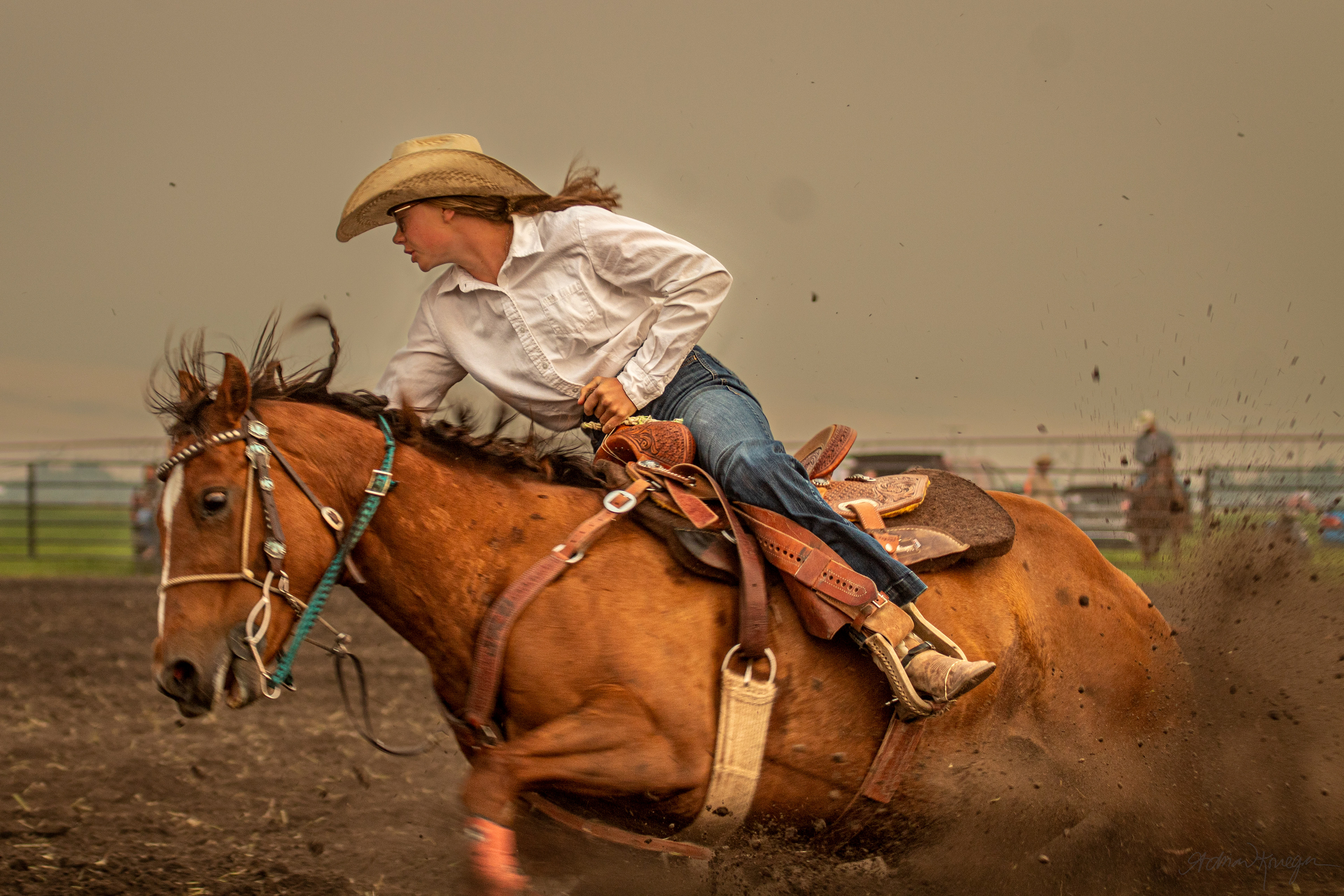 Rock Creek Cattle Company Rodeo. Racetrack, Montana. July 2021