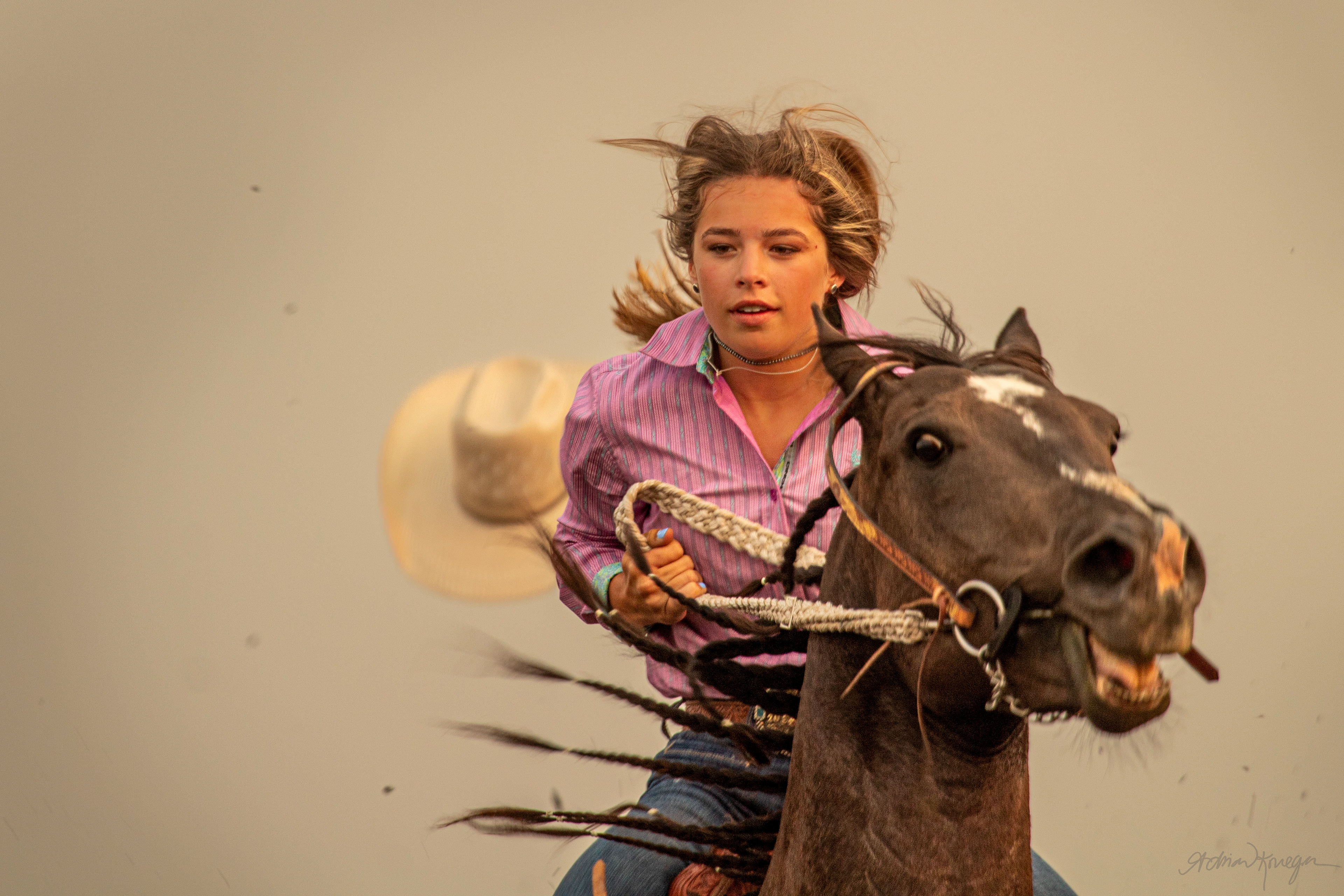 Rock Creek Cattle Company Rodeo. Racetrack, Montana. July 2021