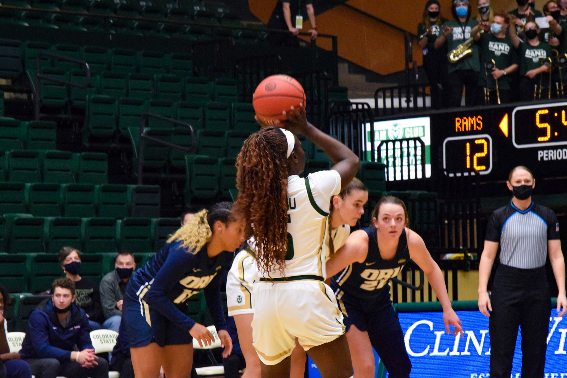 Upe Atosu shooting a jumpshot
