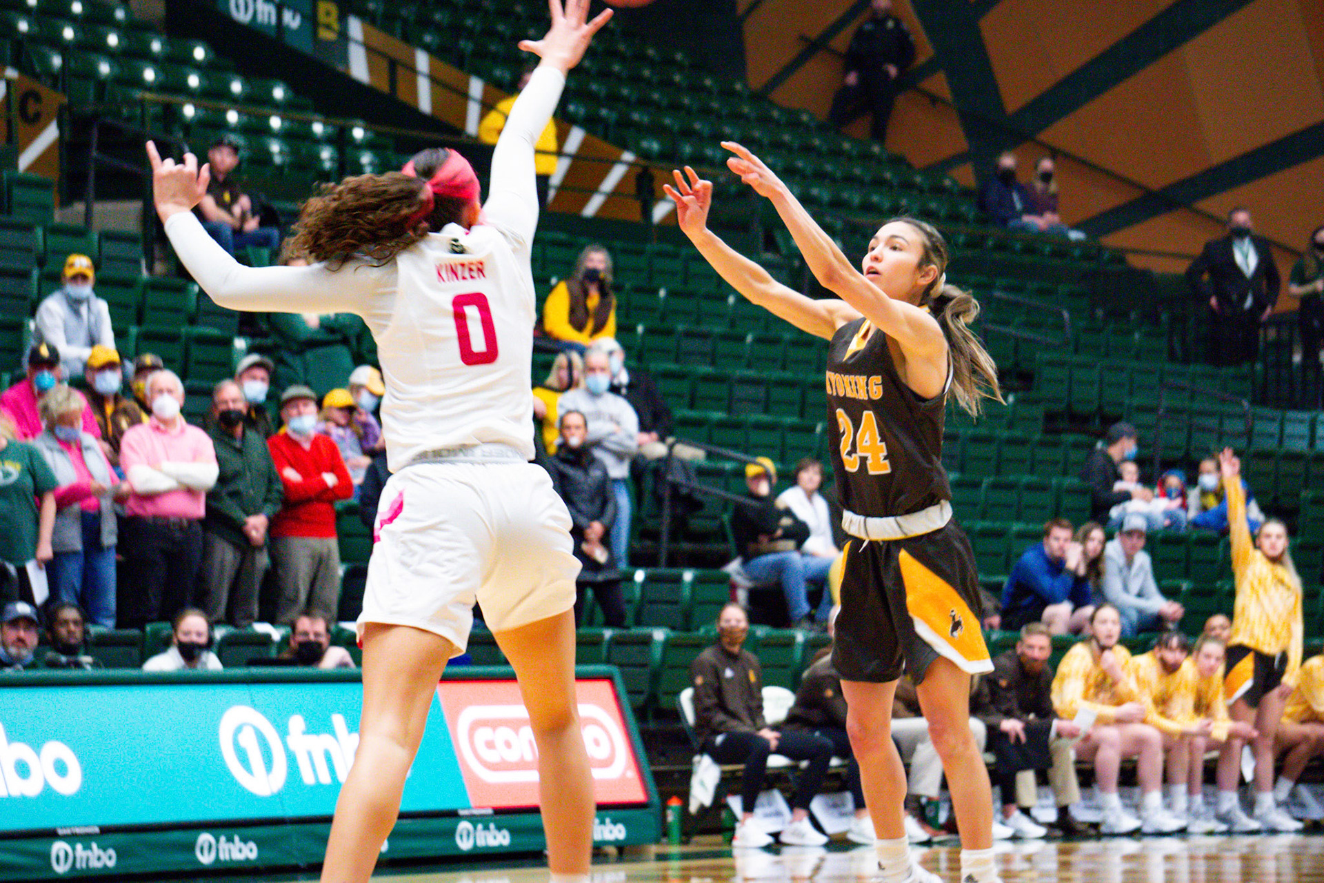 Kendyll Kinzer guarding