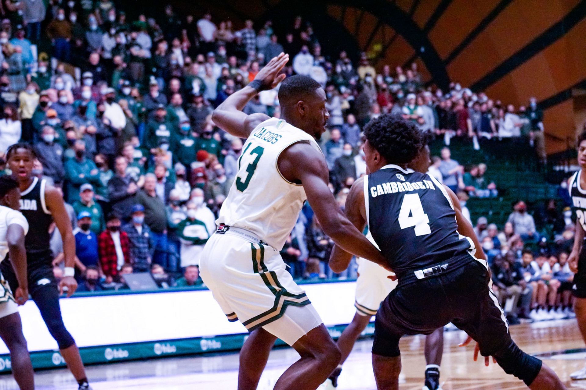 Chandler Jacobs guarding