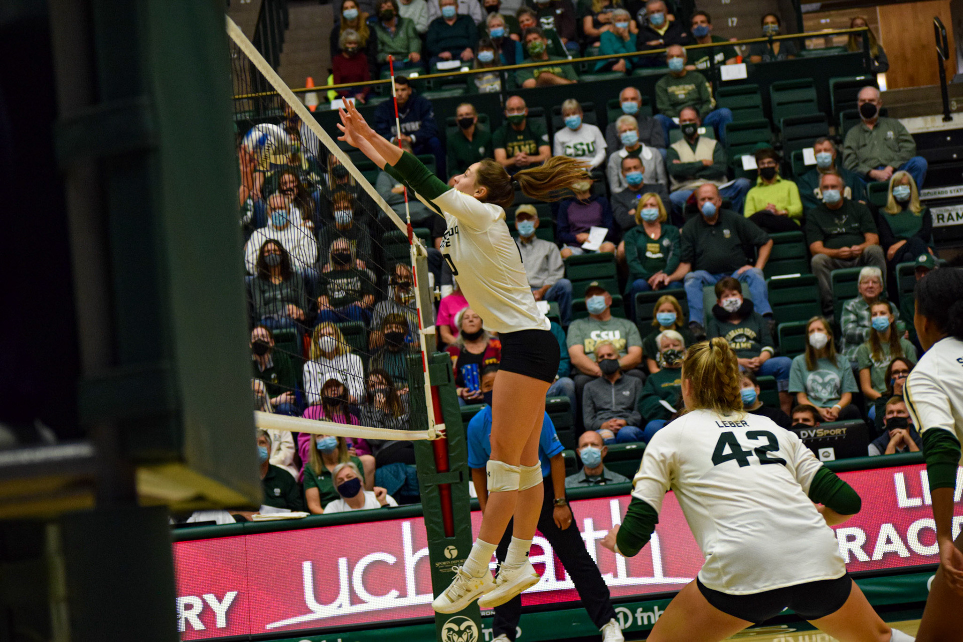 Jacqui Van Liefde making a block