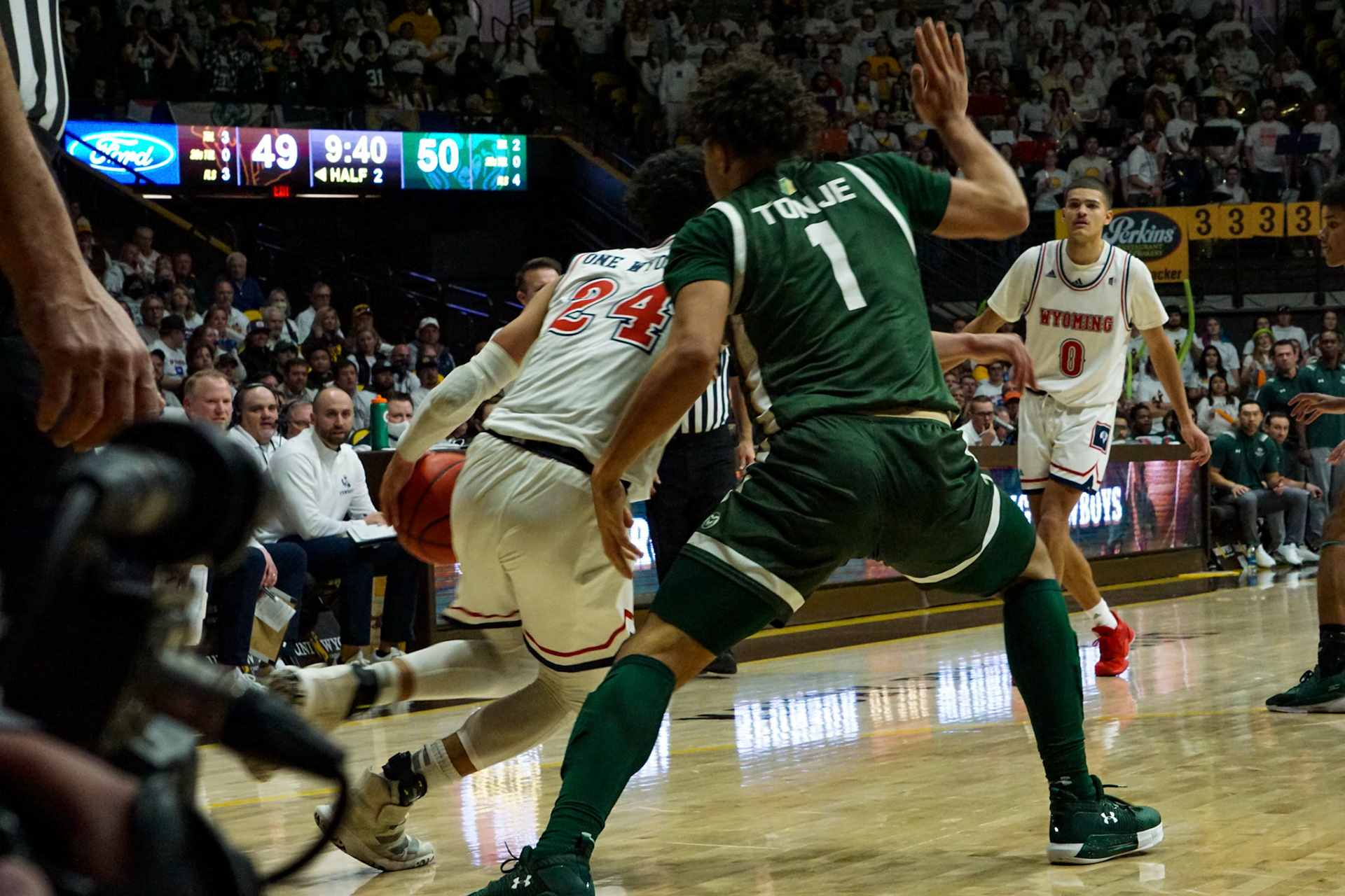 John Tonje guarding