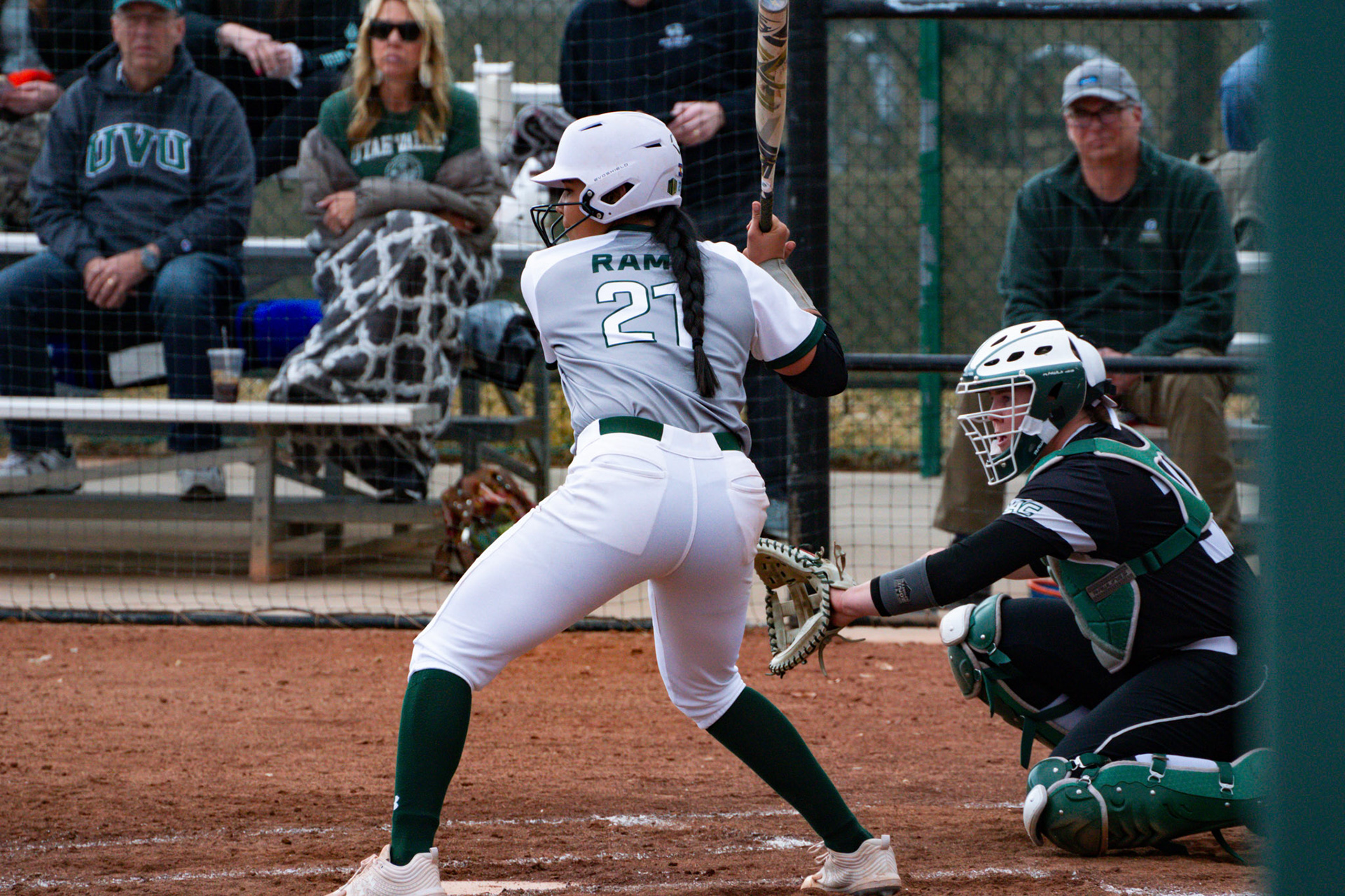 Danielle Serna at bat