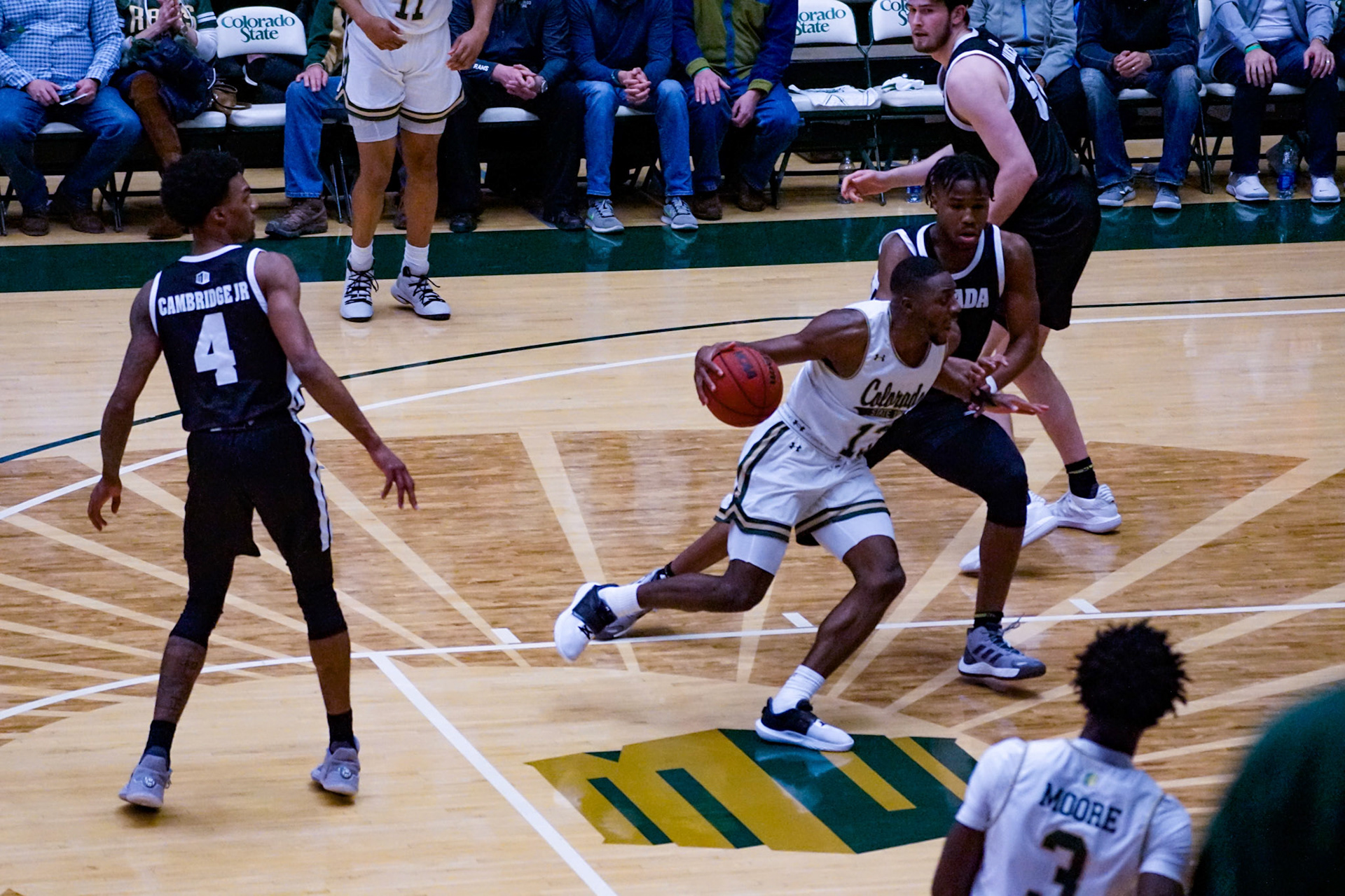 Chandler Jacobs dribbling