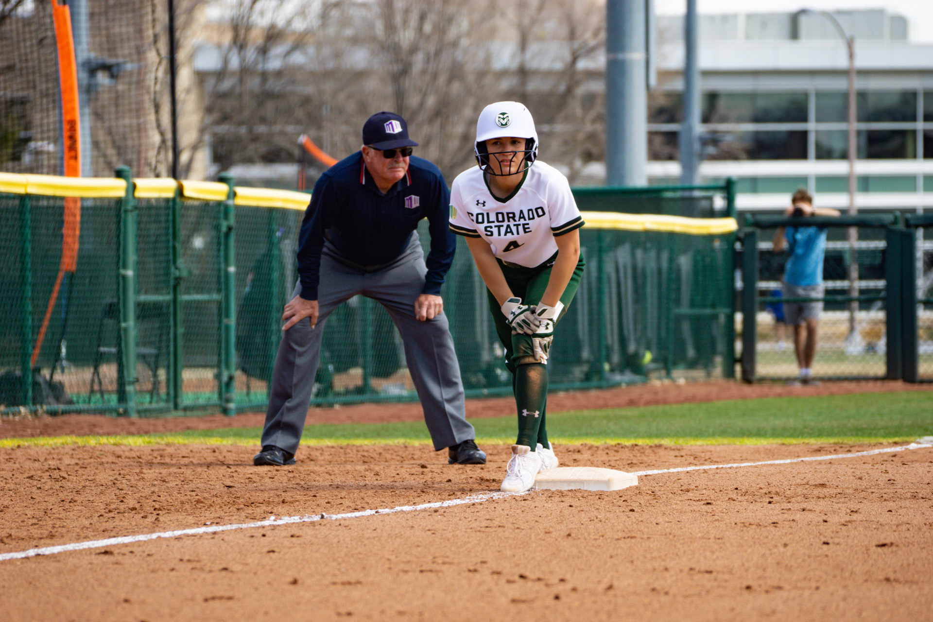 Ashley Michelena on third