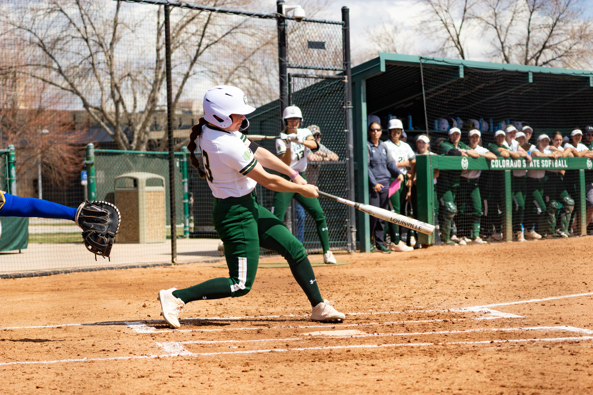 Peyton Allen at bat