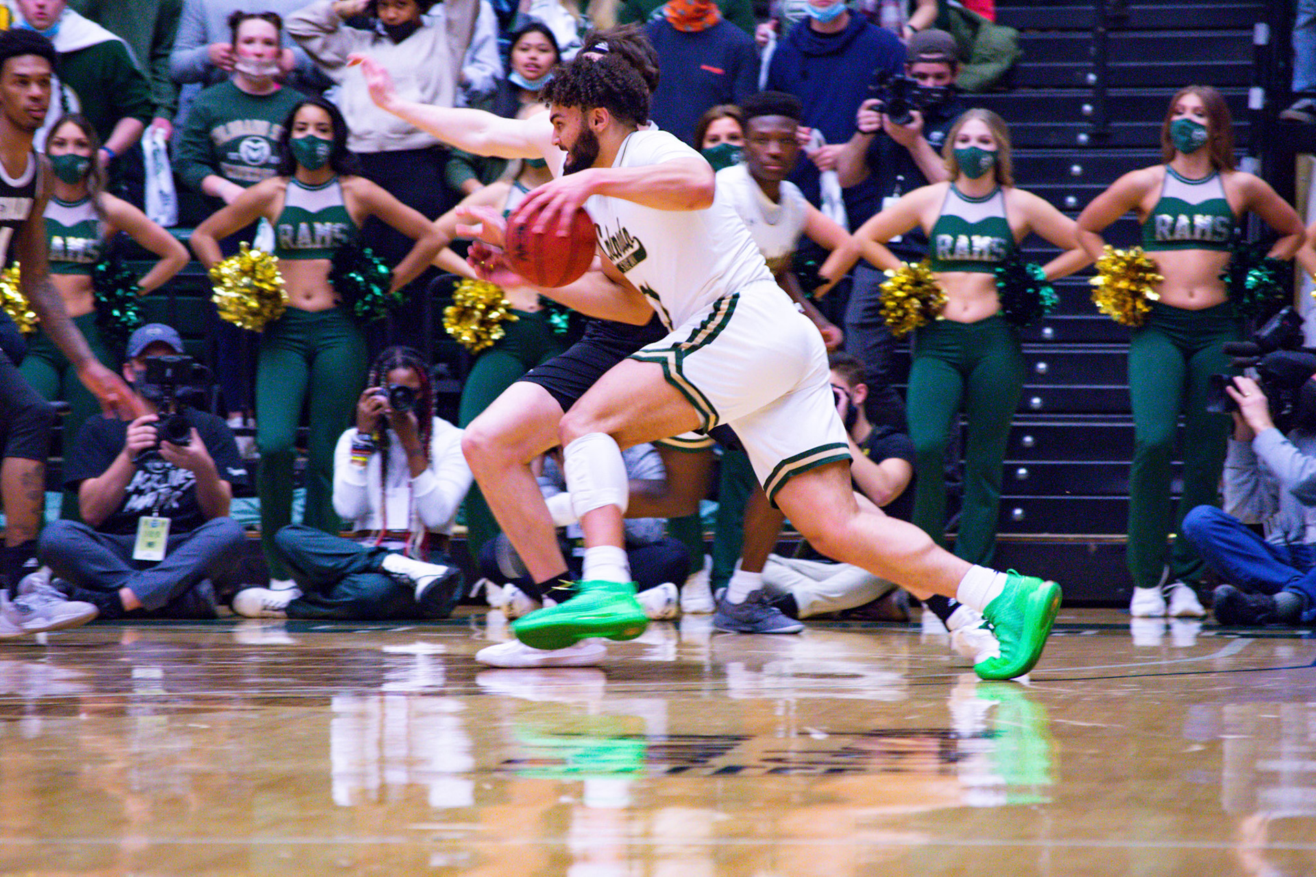 David Roddy dribbling