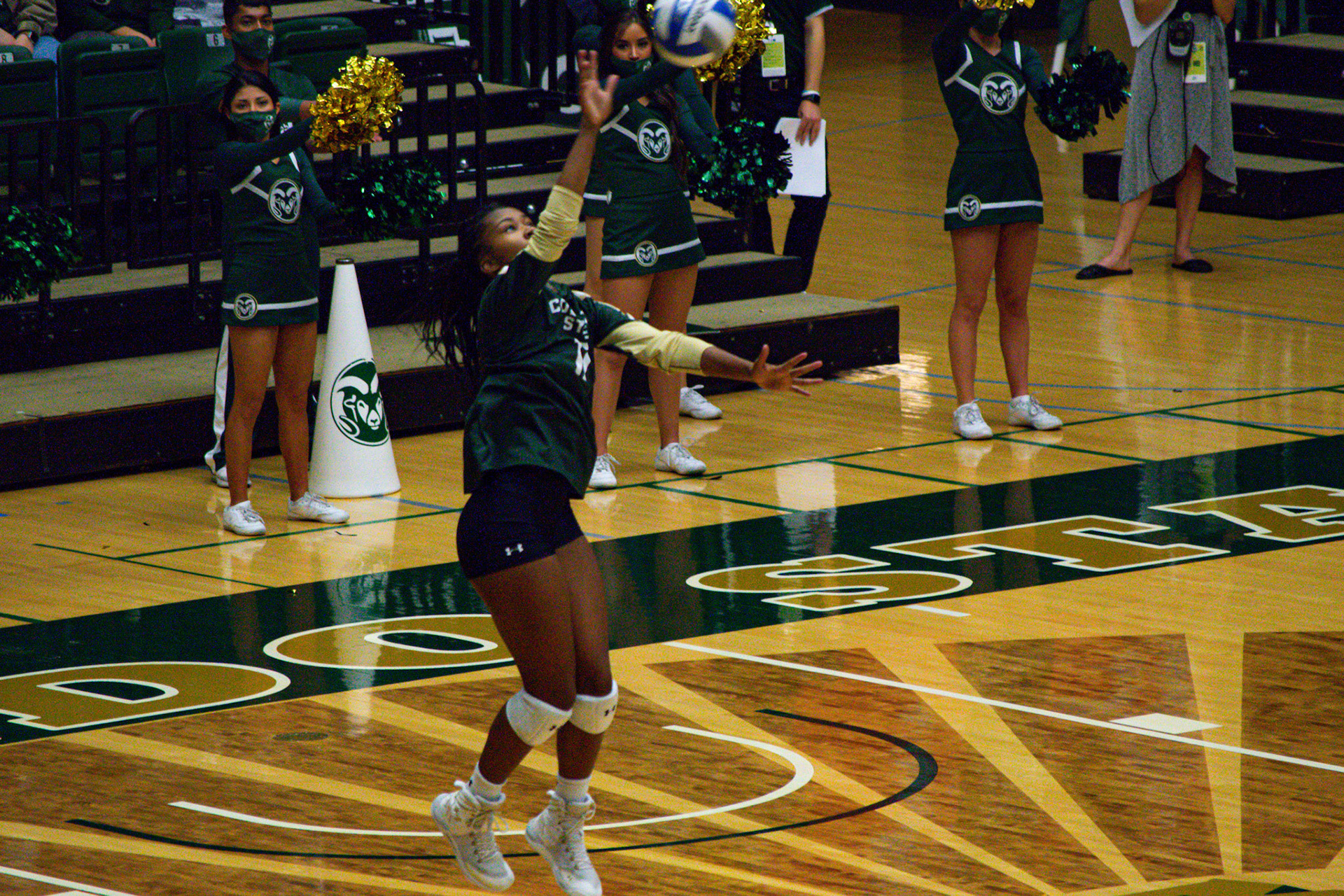 Kennedy Stanford serving
