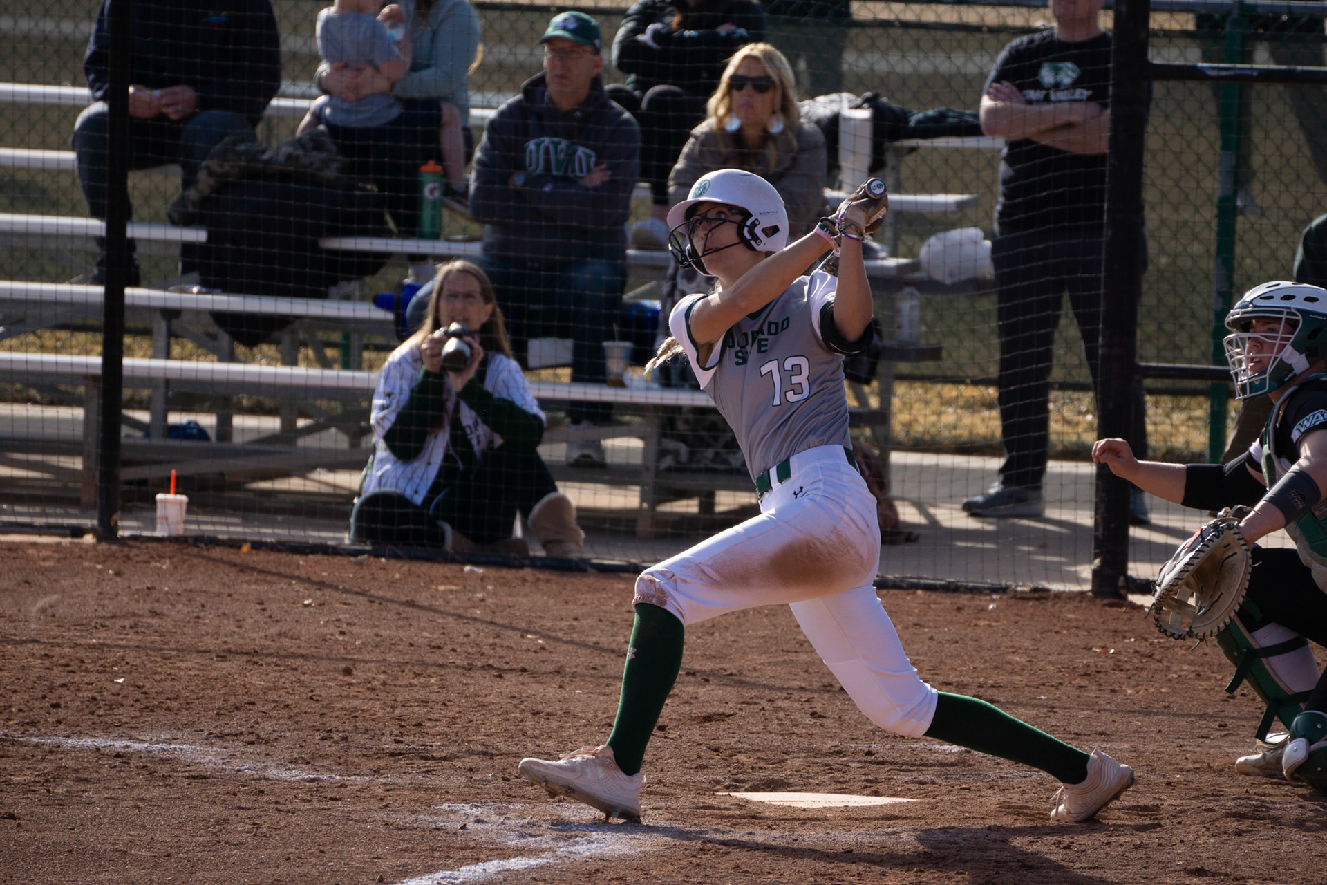 Hailey Smith at bat