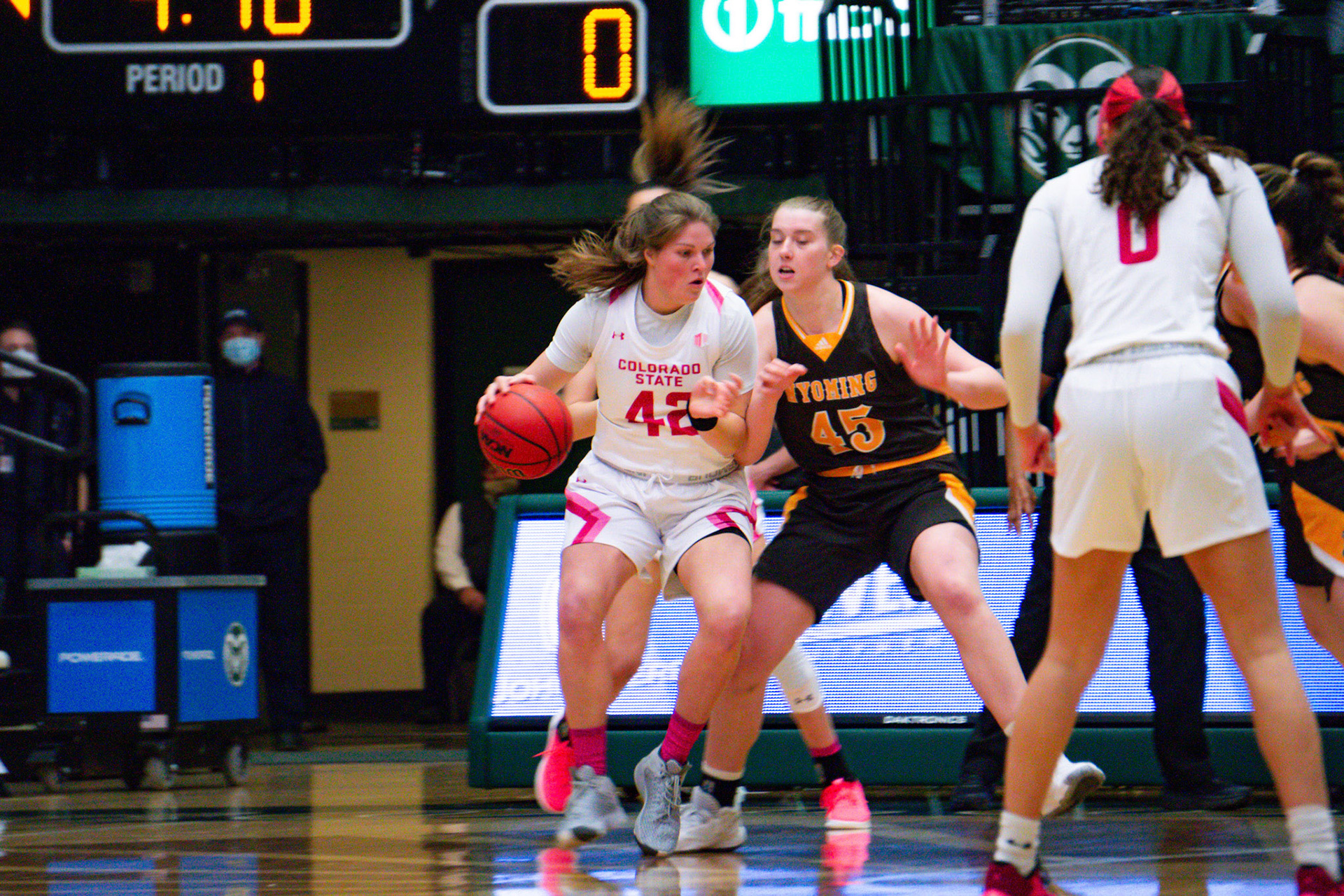 Karly Murphy dribbling