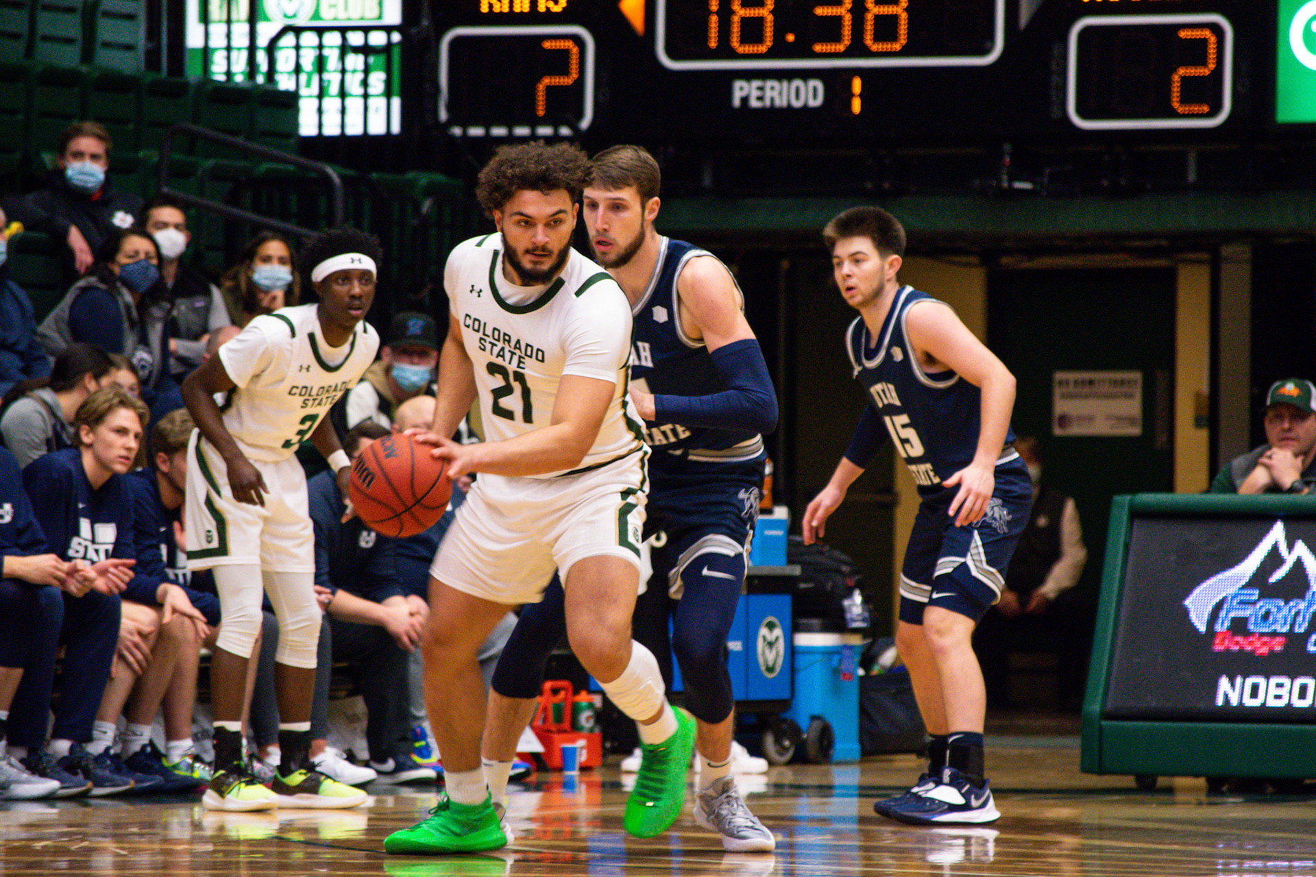 David Roddy setting up a play