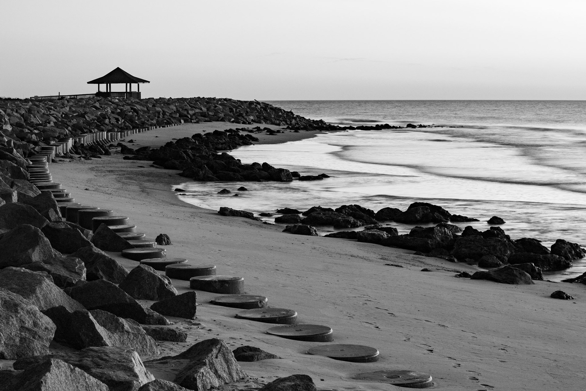 FORT FISHER AT LOW TIDE