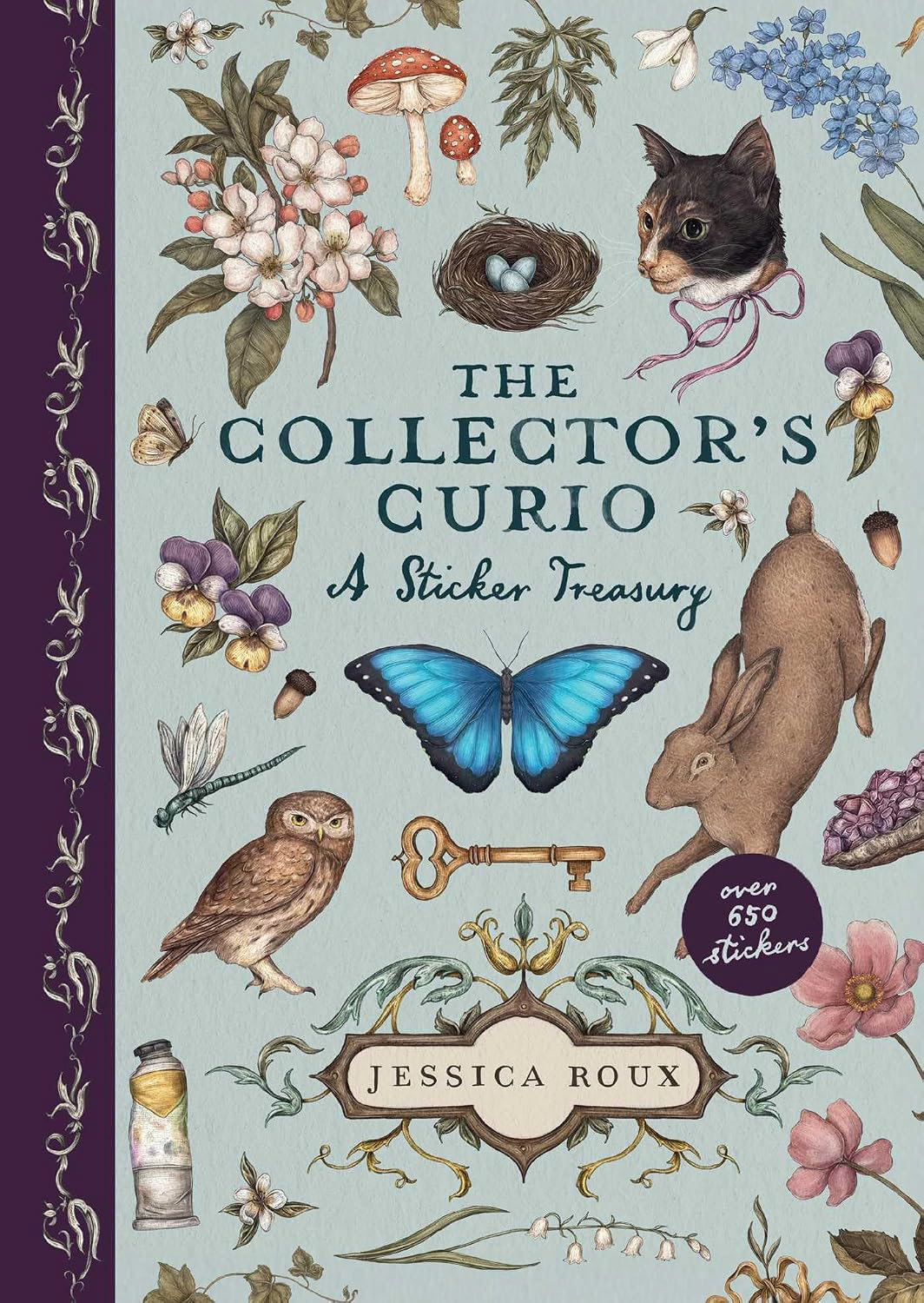 The Collector's Curio: A Sticker Treasury by Jessica Roux Book Cover
