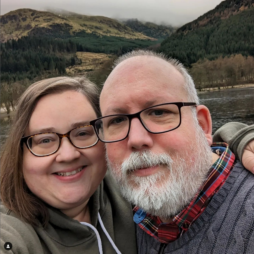 Dani Taylor and Brian Kannard in the Scotland Highlands