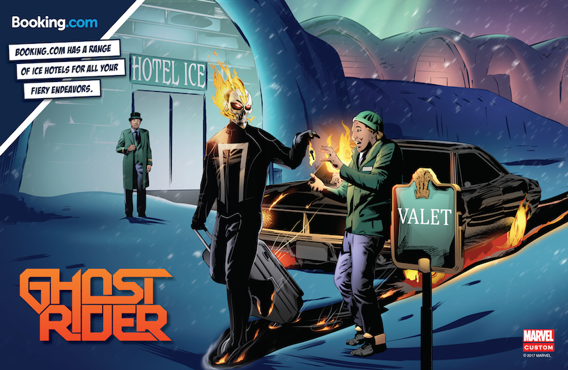Booking.com-Ghost Rider print