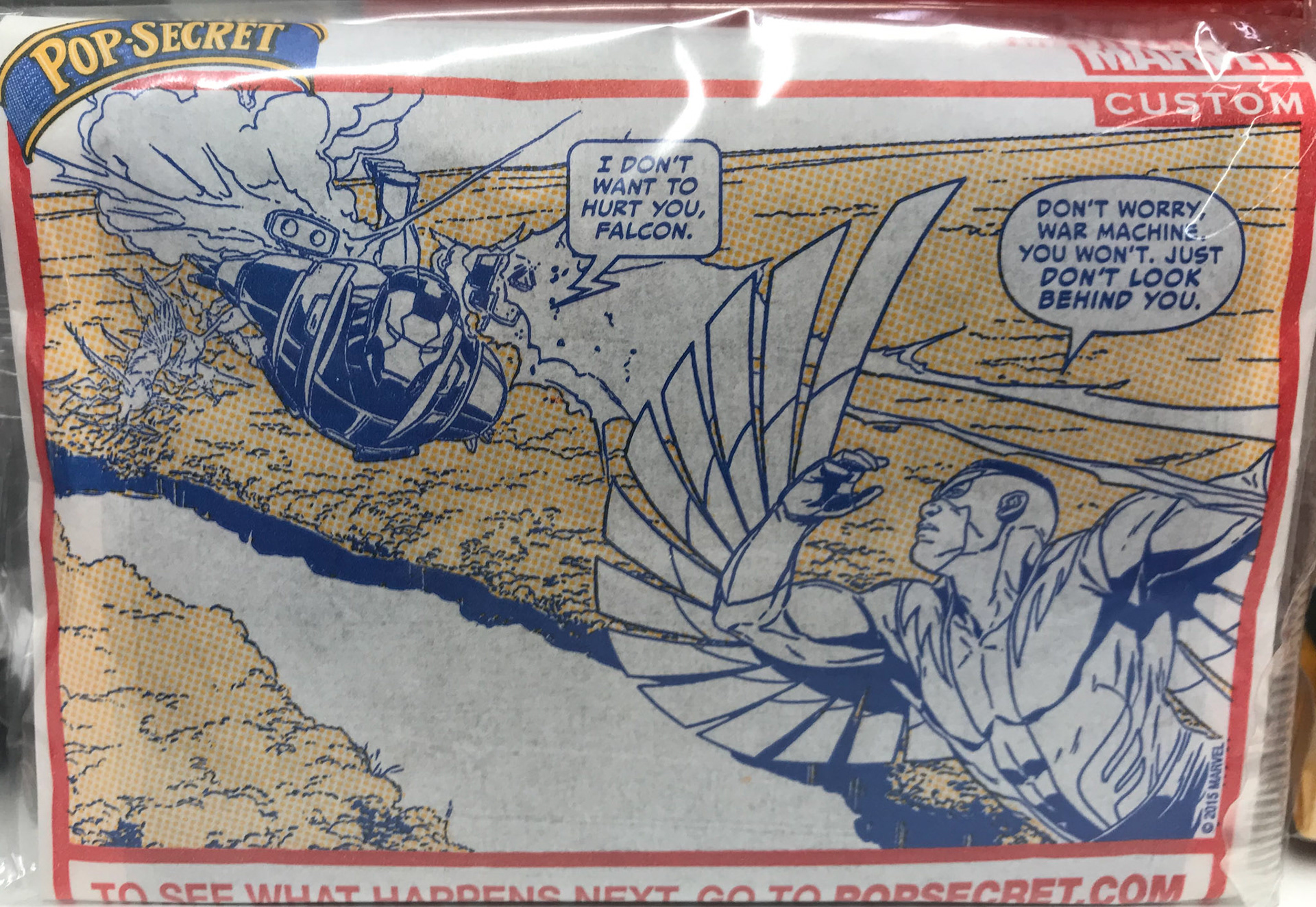 Pop Secret-Avengers: Civil War popcorn bags