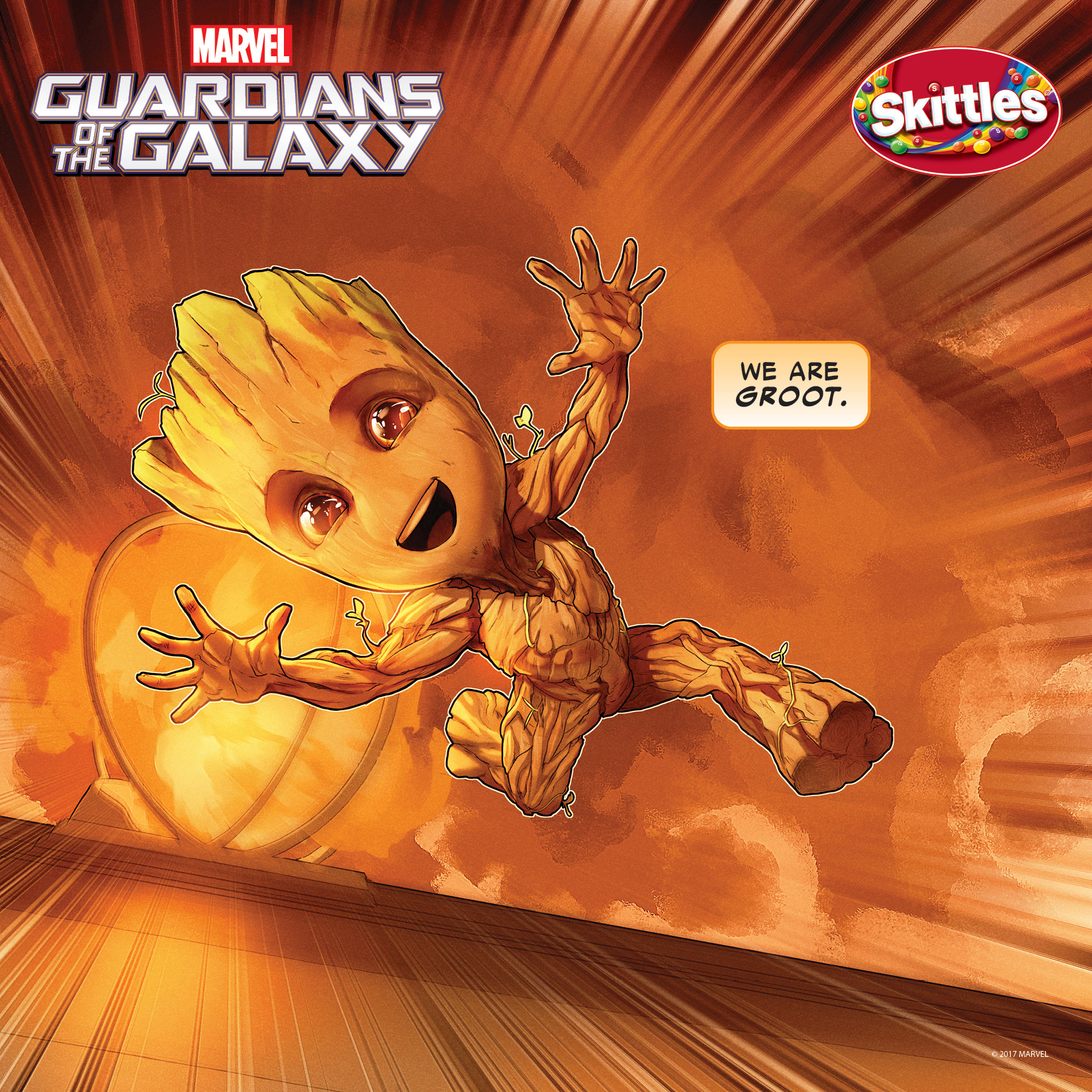 Wrigley's Skittles-GOTG film promo