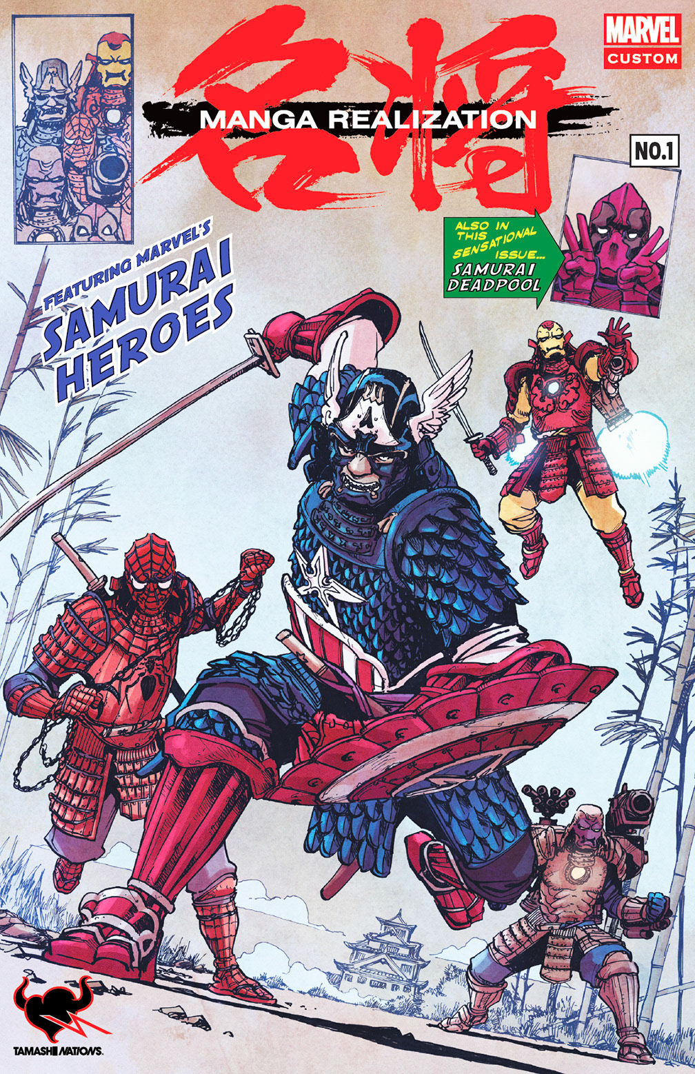 Bandai/Tamashi Nations-Action Figures comic story