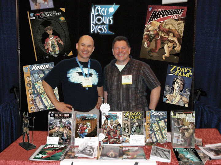 Darren & Buddy at the After Hours Booth at NYCC 2008